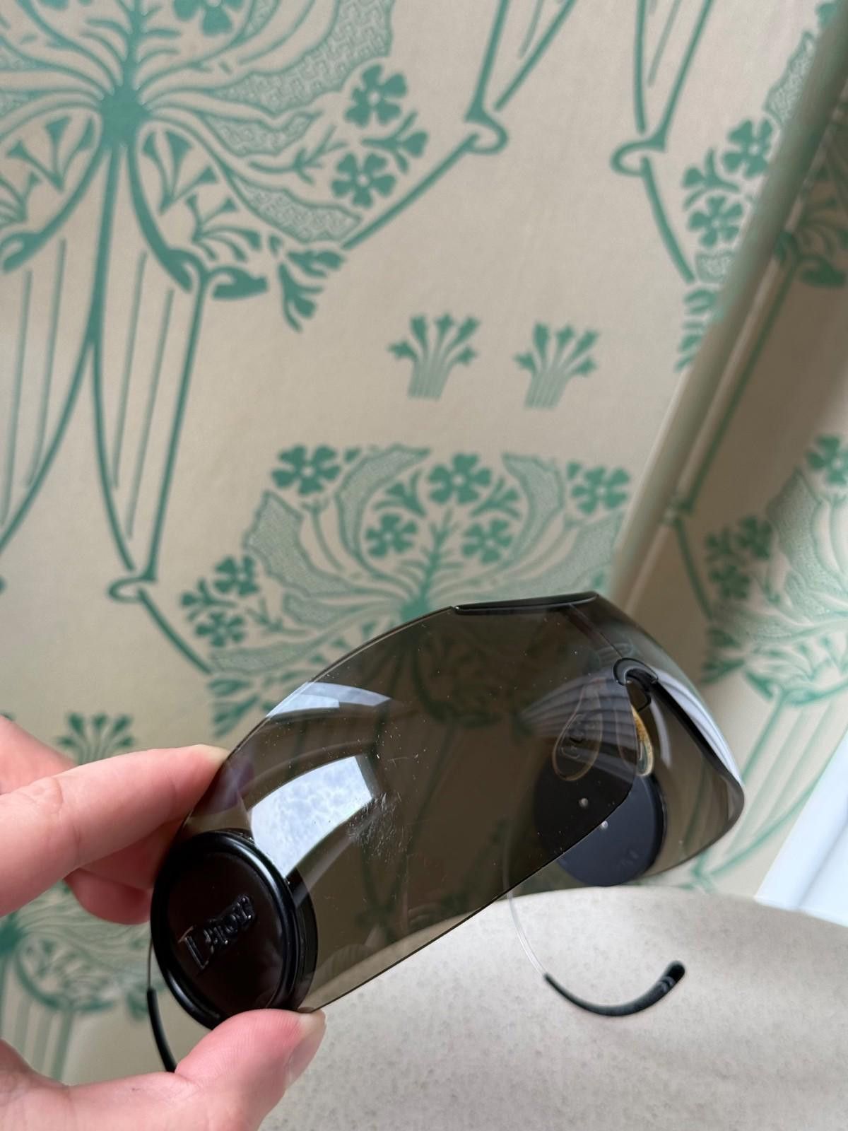Dior 2000 Dior Sport 3 Logo Mask Shield Sli Oversized Sunglasses Size ONE SIZE - 10 Thumbnail