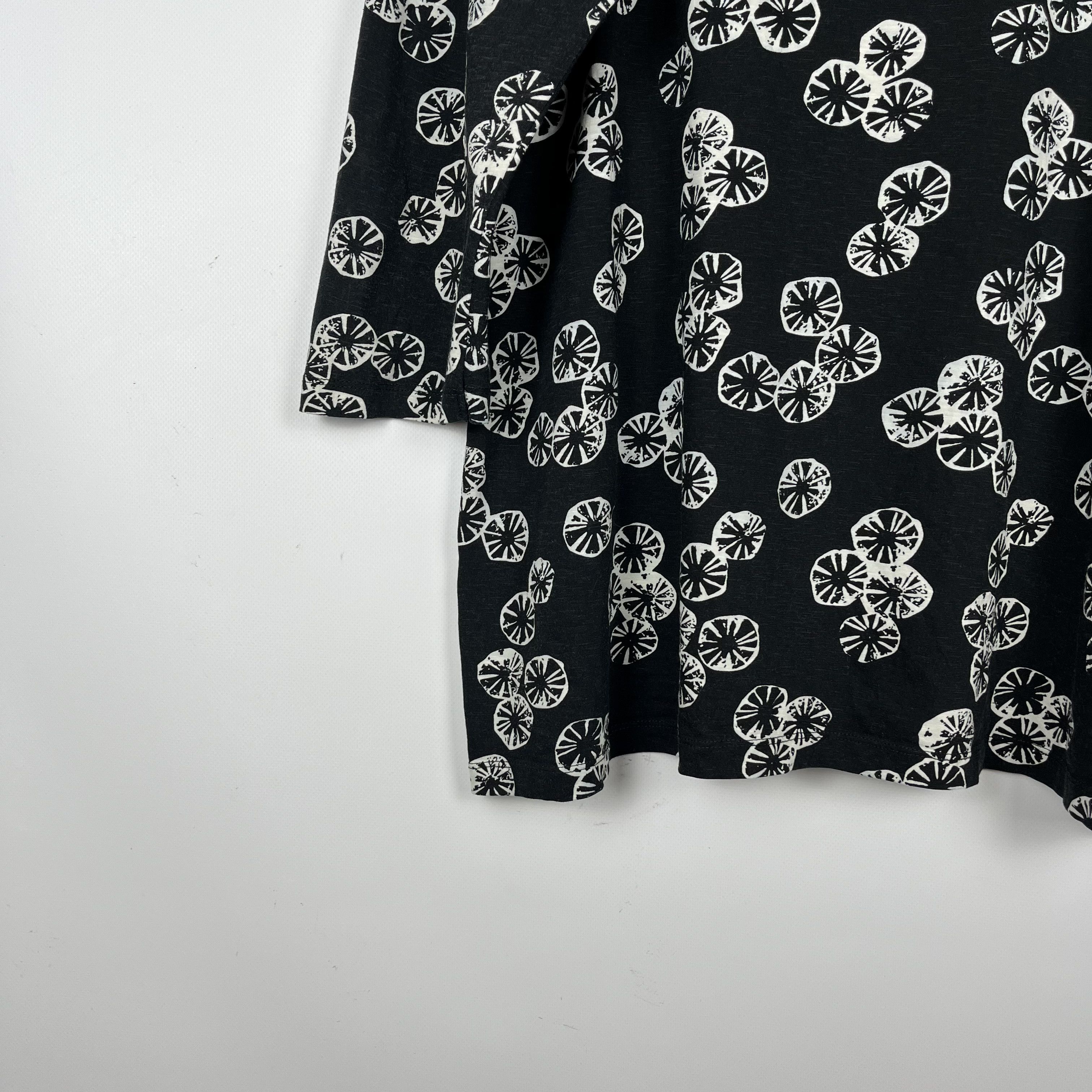 Gudrun Sjoden Ladies Gudrun Sjoden Corallo Pattern 3/4 Sleeve Tunic Blouse Size XL / US 12-14 / IT 48-50 - 18 Thumbnail
