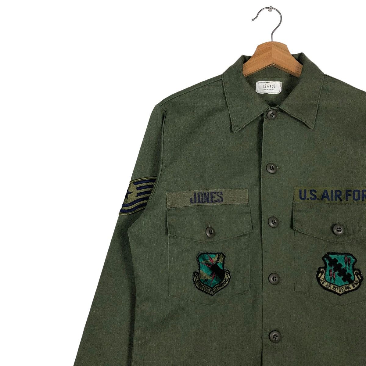 Vintage 🔥VINTAGE DURA PRESS OG-507 US AIR FORCE SHIRT JACKET Size US M / EU 48-50 / 2 - 7 Thumbnail
