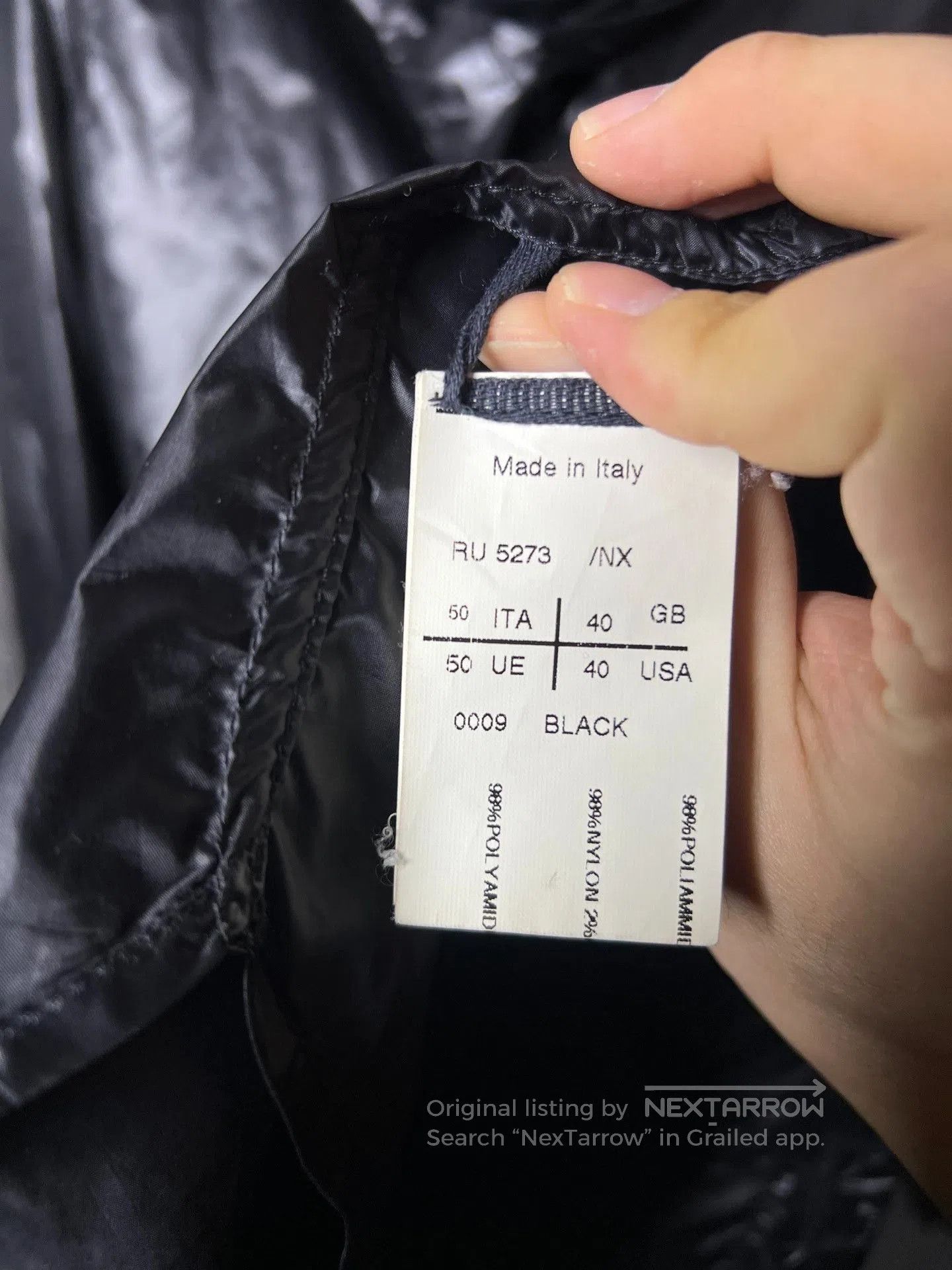 Rick Owens Rick Owens 13ss Nylon Long Sleeve Shirt. Size US M / EU 48-50 / 2 - 7 Thumbnail