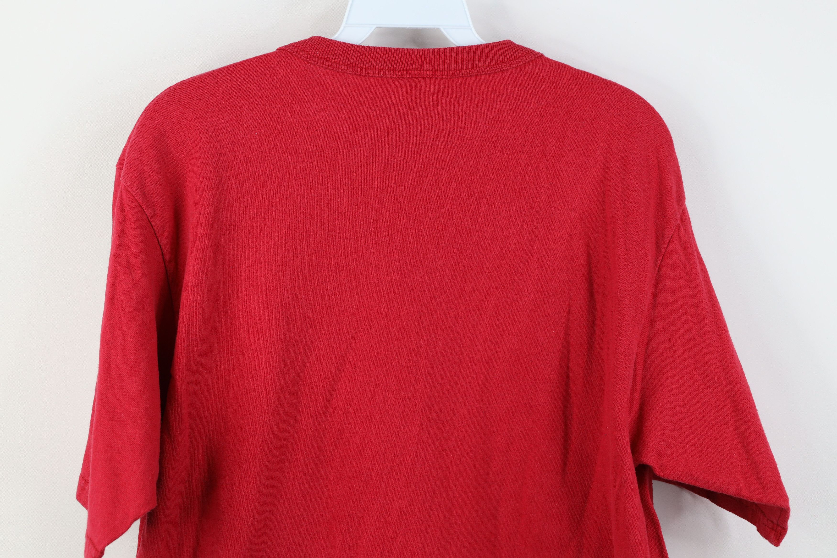 Champion Vintage 90s Champion Spell Short Sleeve T-Shirt Cotton Red Size US M / EU 48-50 / 2 - 14 Thumbnail
