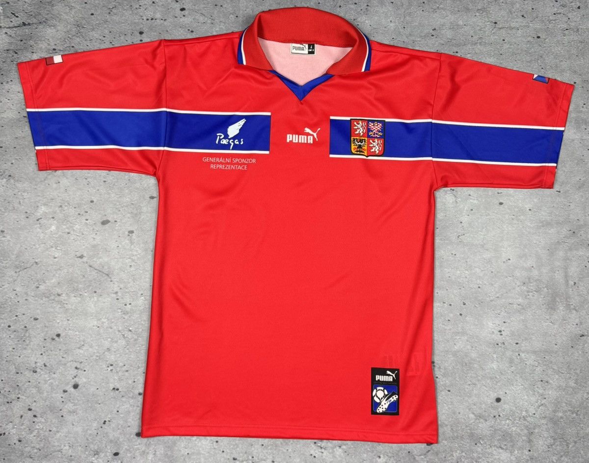 Puma Czech Republic 1998-2000 Puma Football Jersey Size US L / EU 52-54 / 3 - 1 Thumbnail