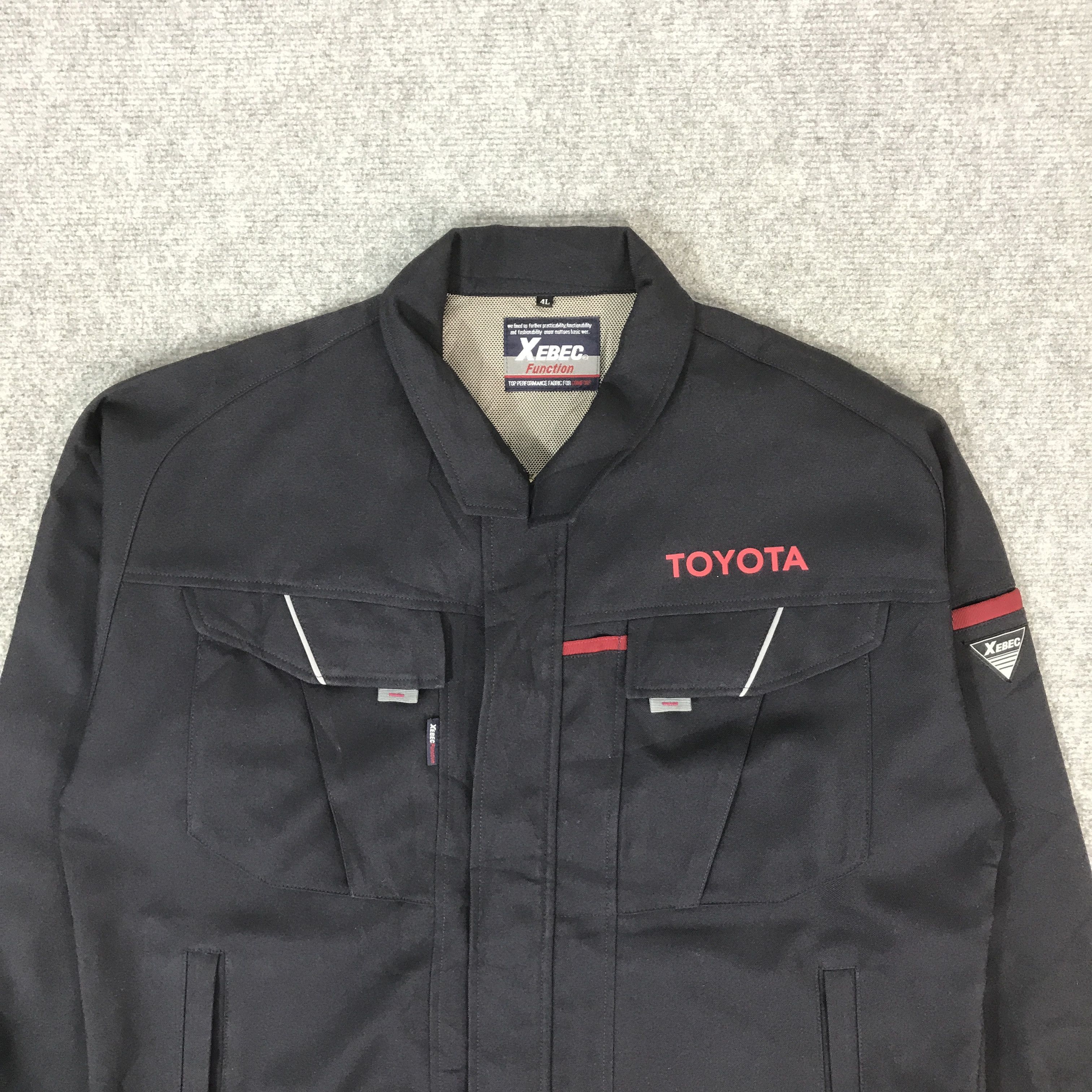 Japanese Brand TOYOTA RACING WORKWEAR CUSTOM JACKET K62B7 Size US XL / EU 56 / 4 - 3 Thumbnail