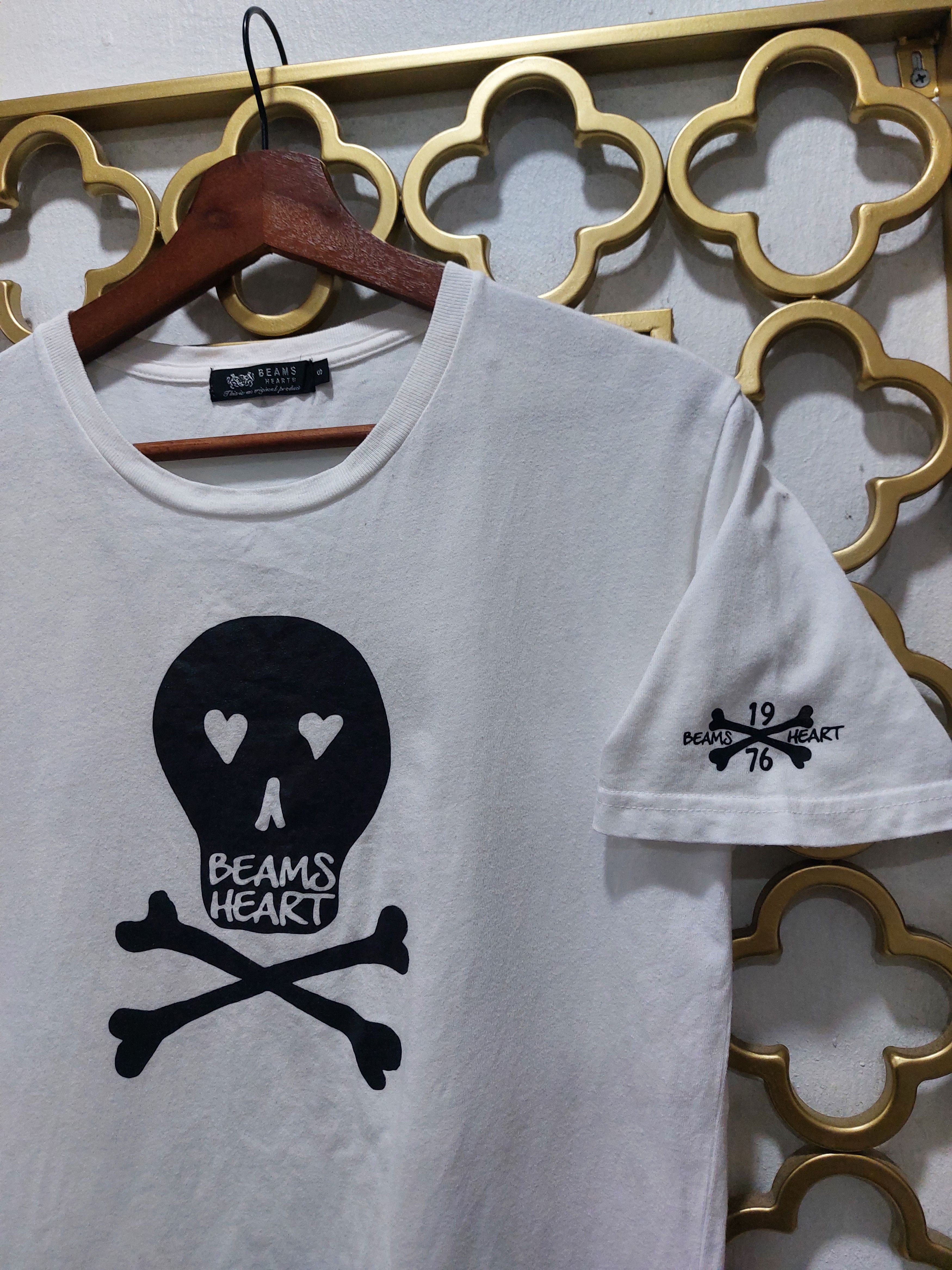 Beams Plus × Japanese Brand BEAMS HEARTS SKULL TEE Size US S / EU 44-46 / 1 - 3 Thumbnail