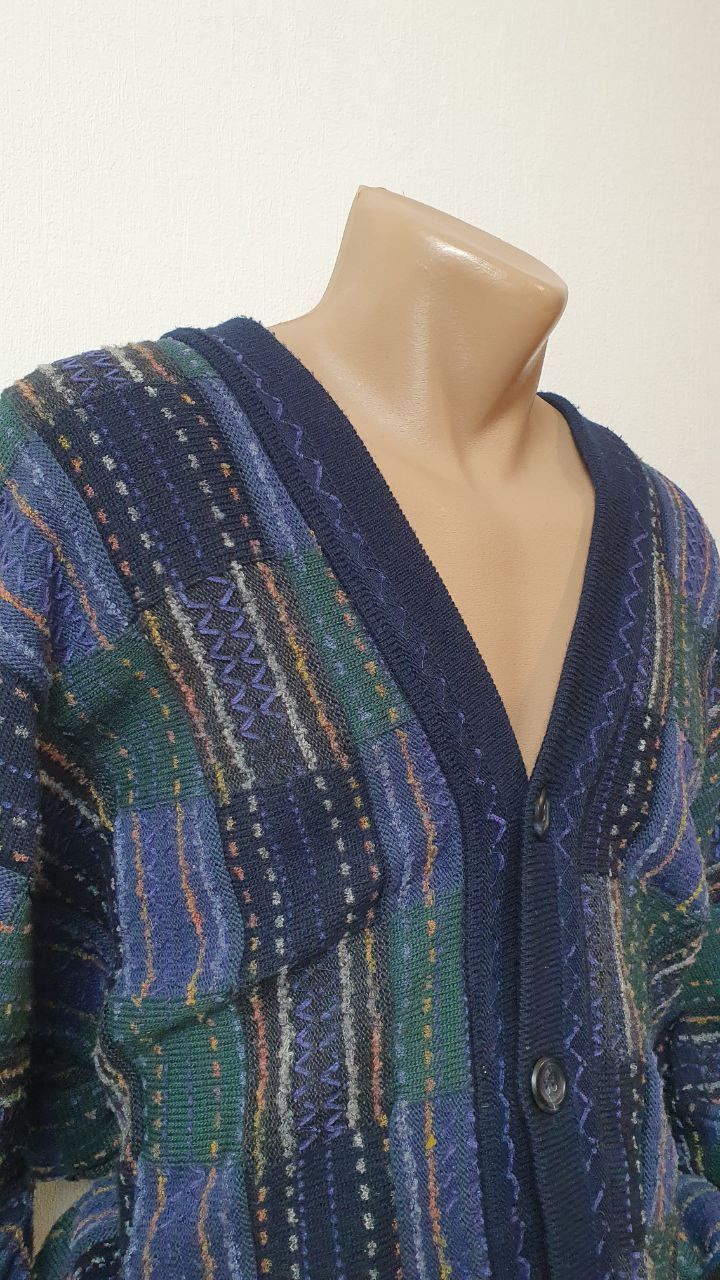 Carlo Colucci Vintage Sweater Carlo Colucci Cosby Retro 90s Pullover Size US XXL / EU 58 / 5 - 7 Thumbnail