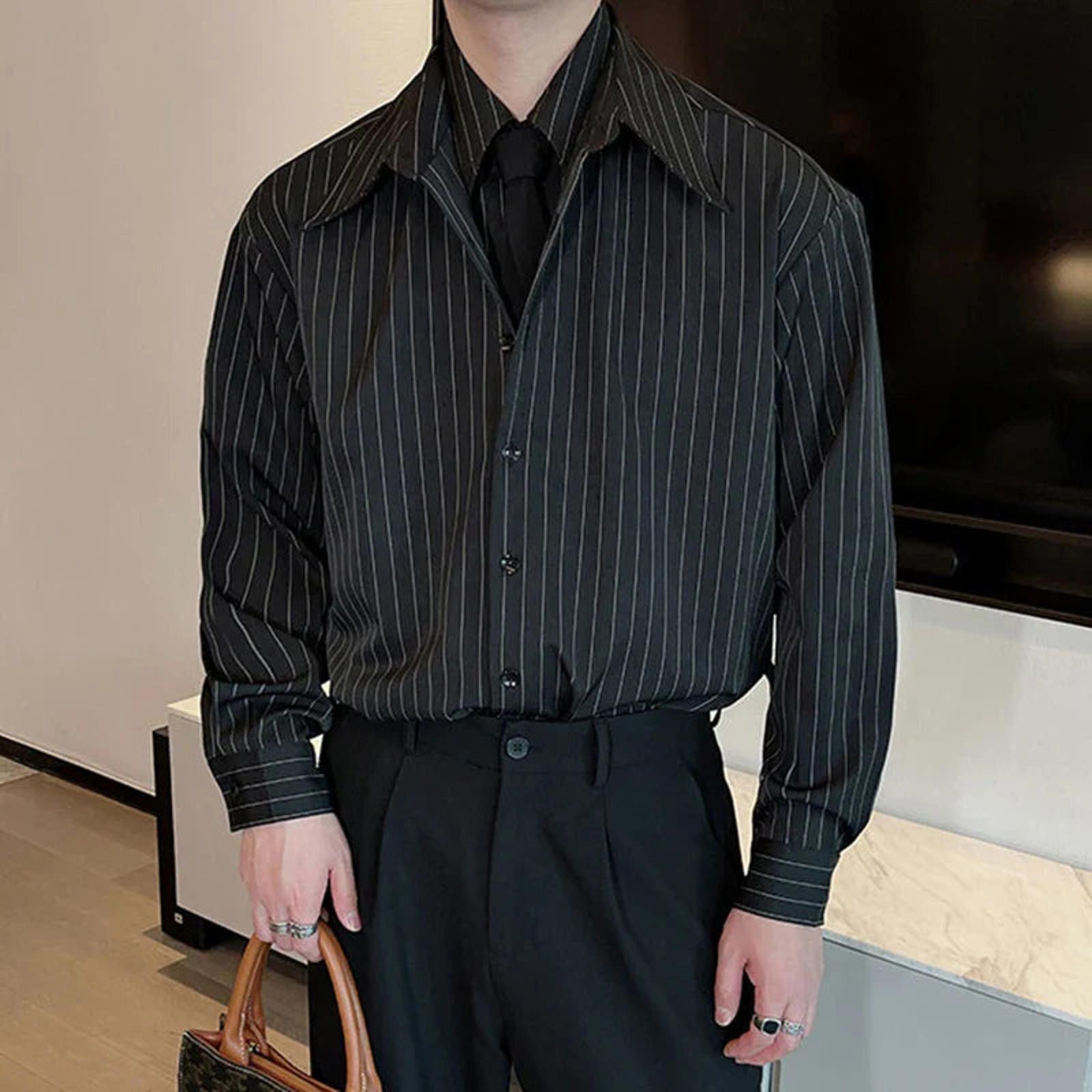 Other Double Layer Pinstripe Shirt Size US M / EU 48-50 / 2 - 2 Thumbnail