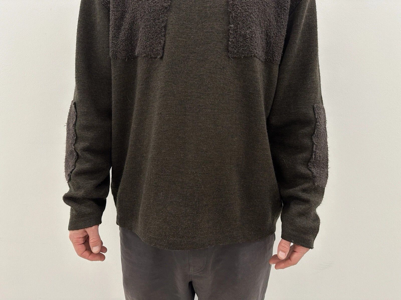 Vintage Vintage Doris Hartwich Germany Avant Garde Sweater Patchwork Size US L / EU 52-54 / 3 - 3 Thumbnail