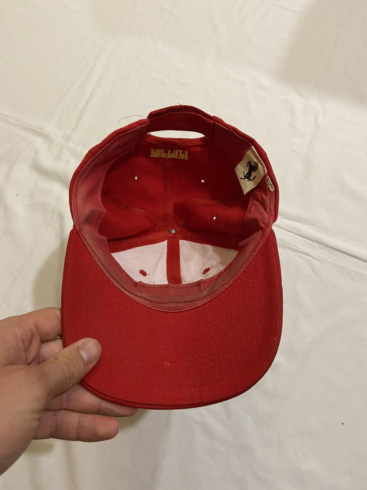 Ferrari × Vintage Vintage Ferrari red 90’s Y2K racing streetwear hat cap f-1 Size ONE SIZE - 10 Thumbnail