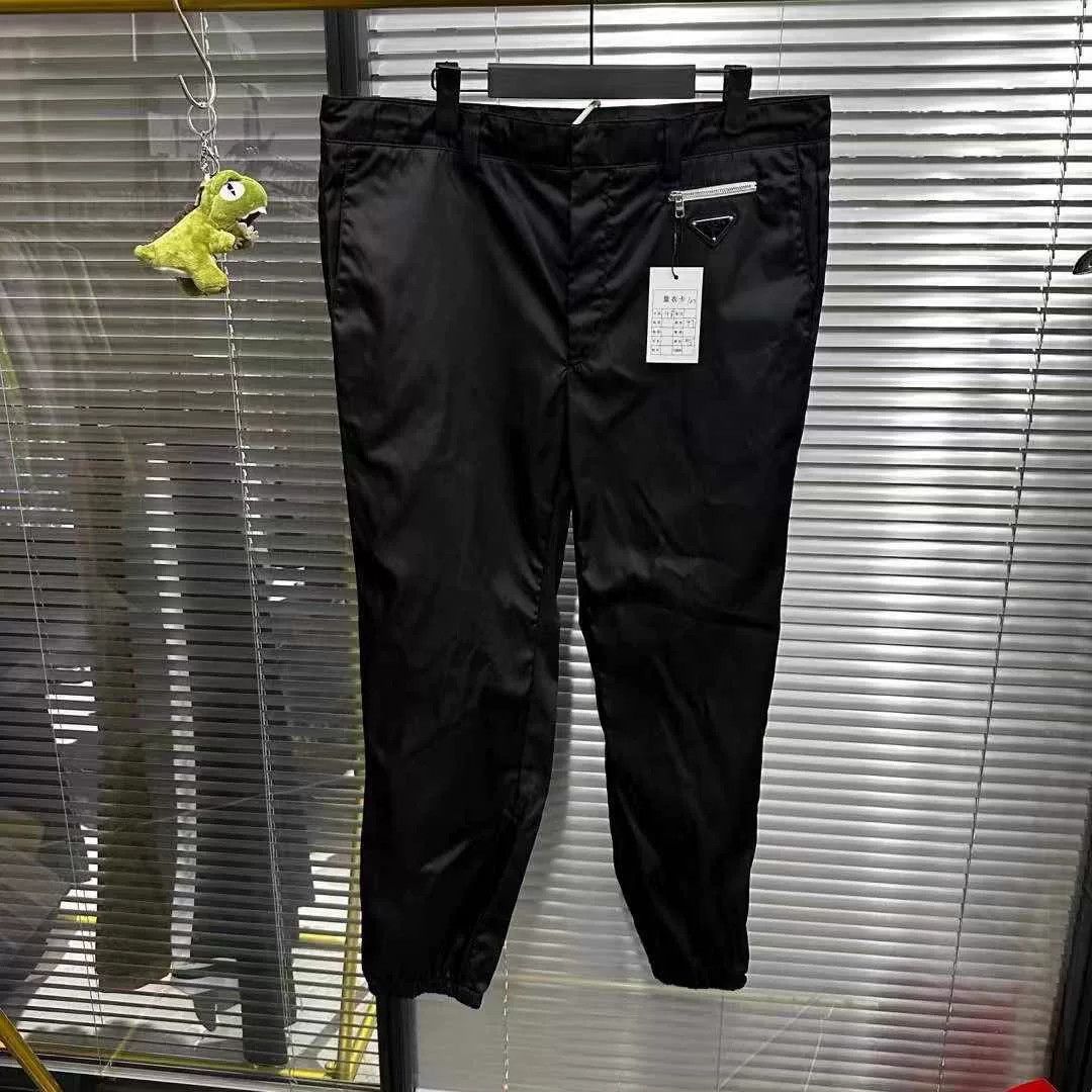 Prada Prada Metal Triangle Logo Nylon Pants Size US 32 / EU 48 - 1 Thumbnail