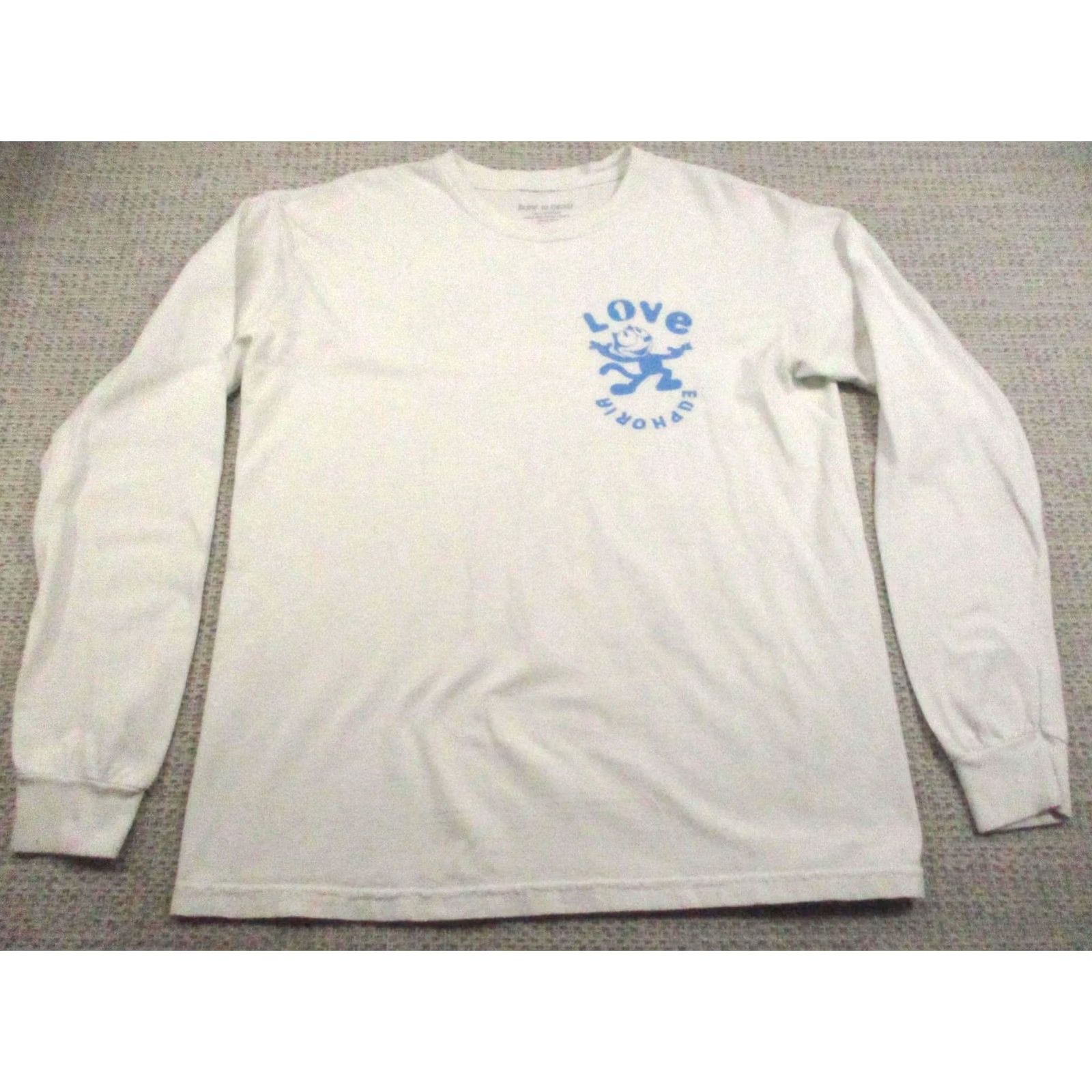 Vintage Surf Is Dead Shirt Mens Medium White Long Sleeve USA Made Graphic Love Euphoria Size US M / EU 48-50 / 2 - 3 Thumbnail