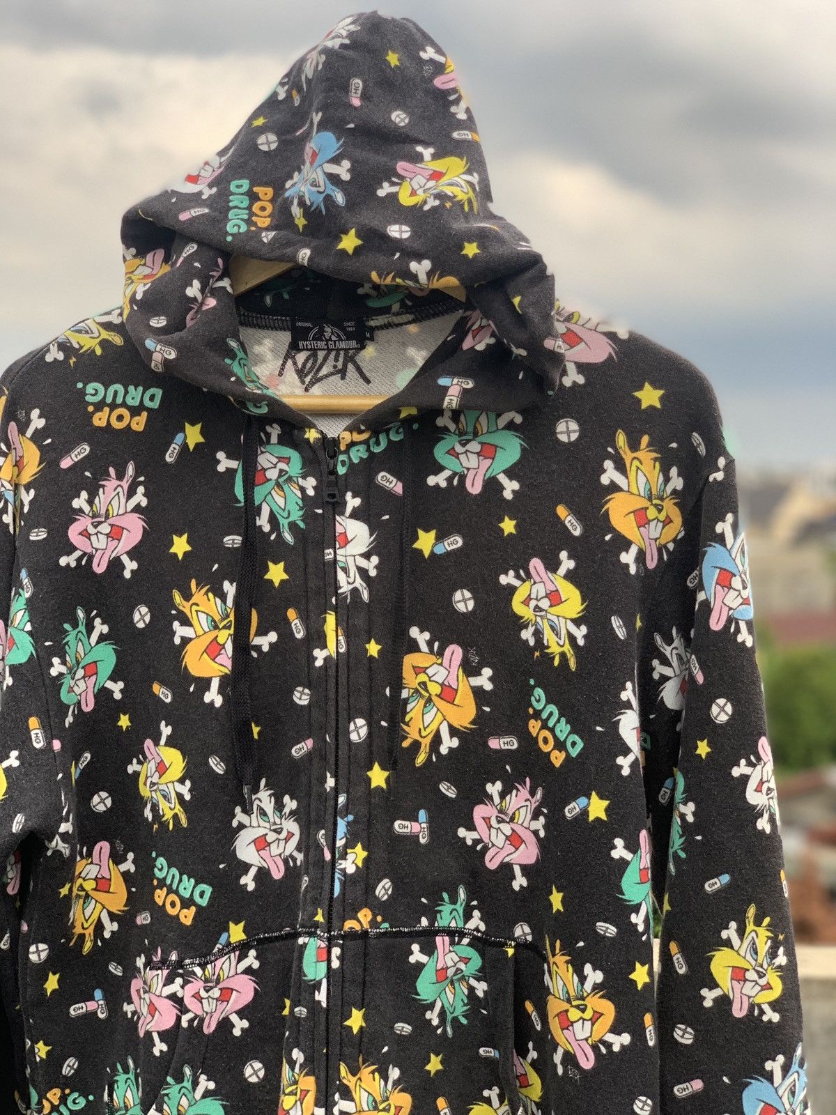Hysteric Glamour HYSTERIC GLAMOUR X FRANK KOZIK “P0P DRUGS” Hoodie Size US M / EU 48-50 / 2 - 1 Thumbnail