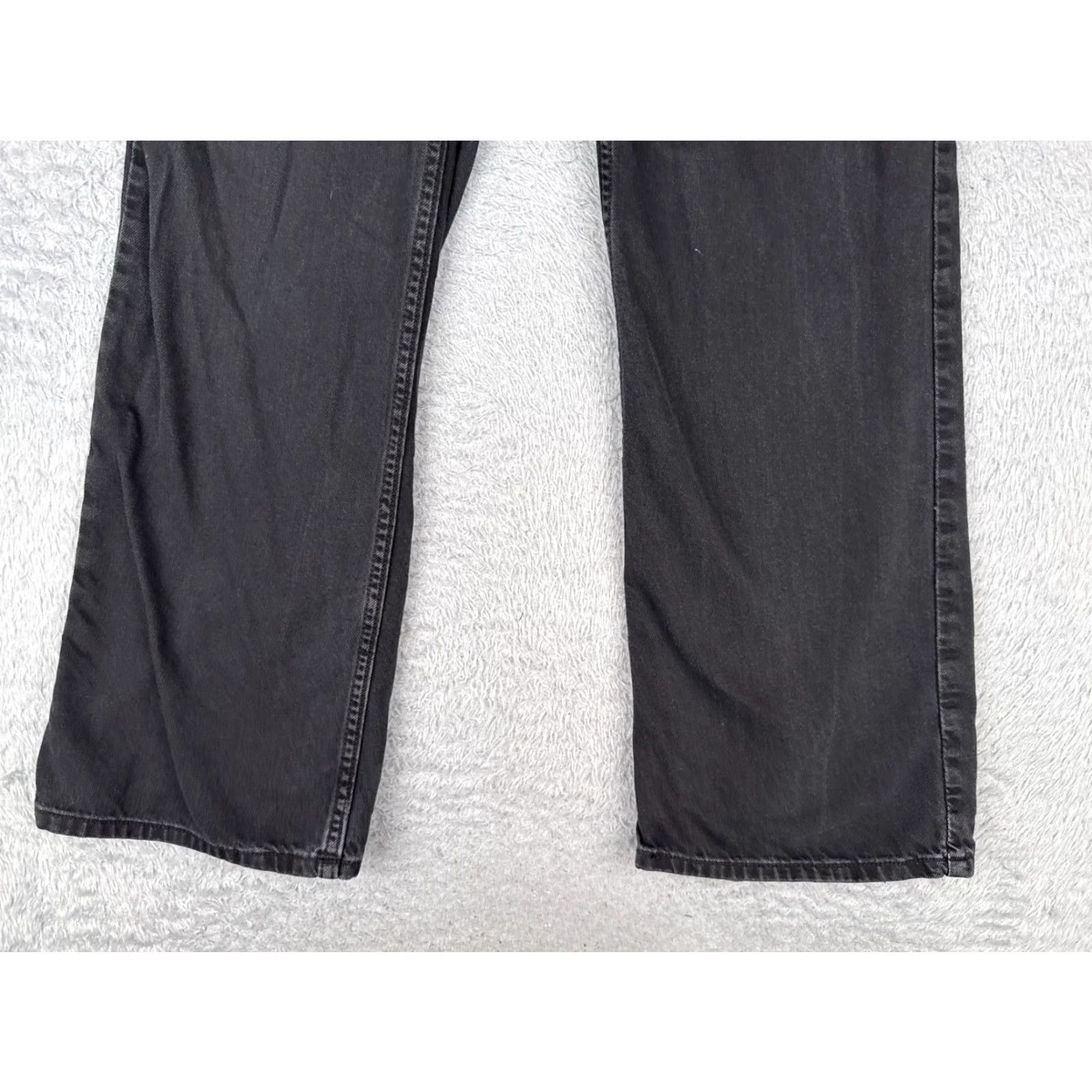 Denime &Denim Jeans Womens 2 Black Denim Wide-Leg Regular Fit High Waist 25x29 Jeans Size 26" / US 2 / IT 38 - 2 Thumbnail