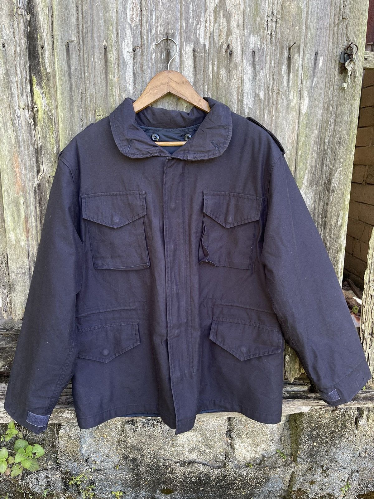 Vintage Wilker Industries British Army Cold Weather Parka (Dark Navy Size US M / EU 48-50 / 2 - 1 Thumbnail