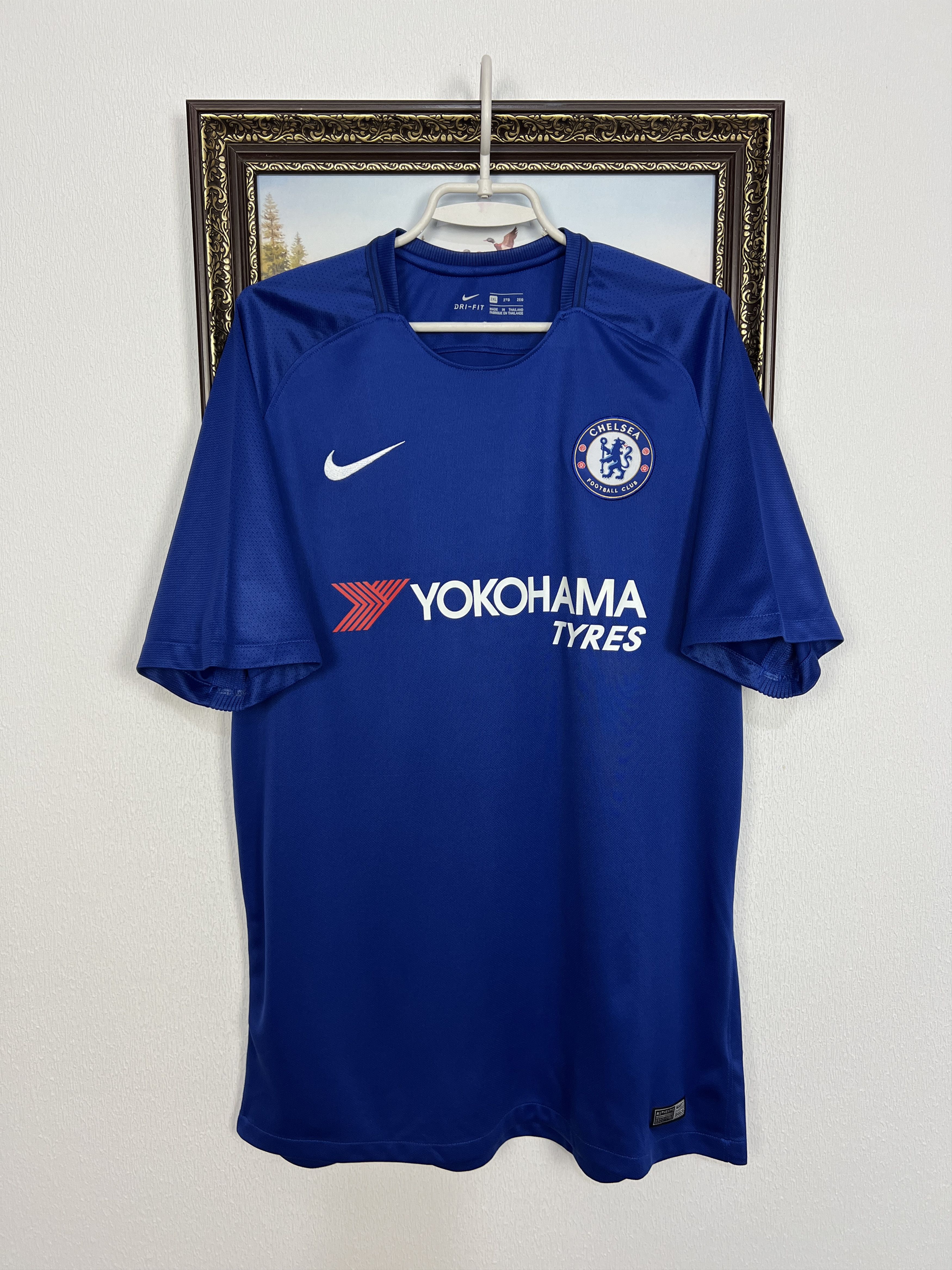 Nike Chelsea Home football shirt 2017 Soccer Nike Jersey Trikot Size US XXL / EU 58 / 5 - 1 Thumbnail