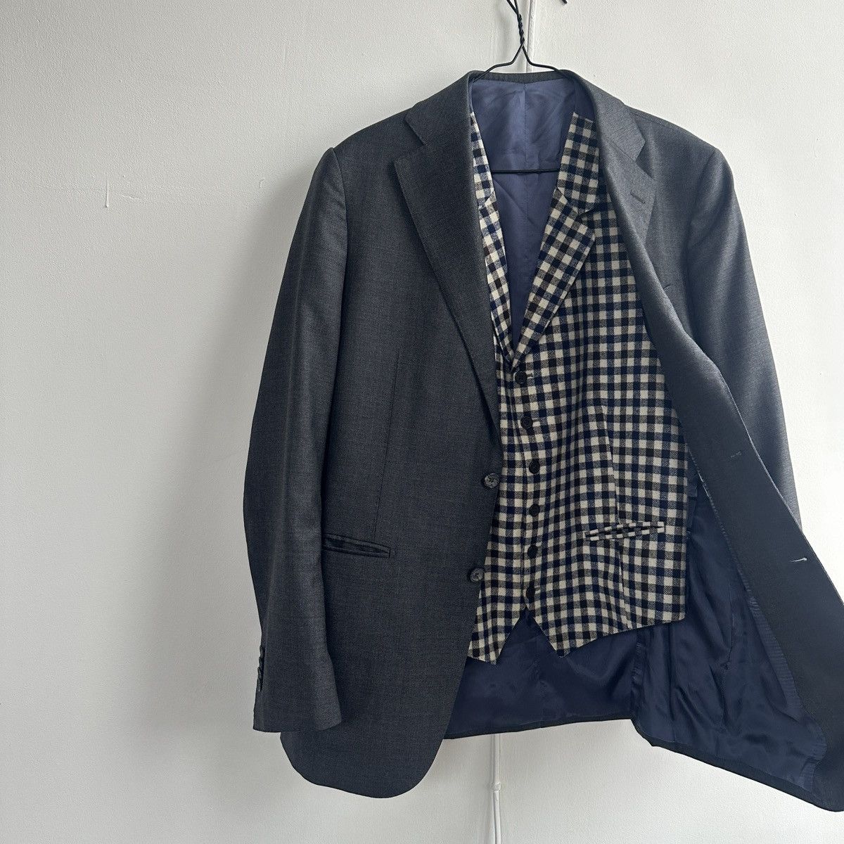 Lazio singe breasted wool blazer