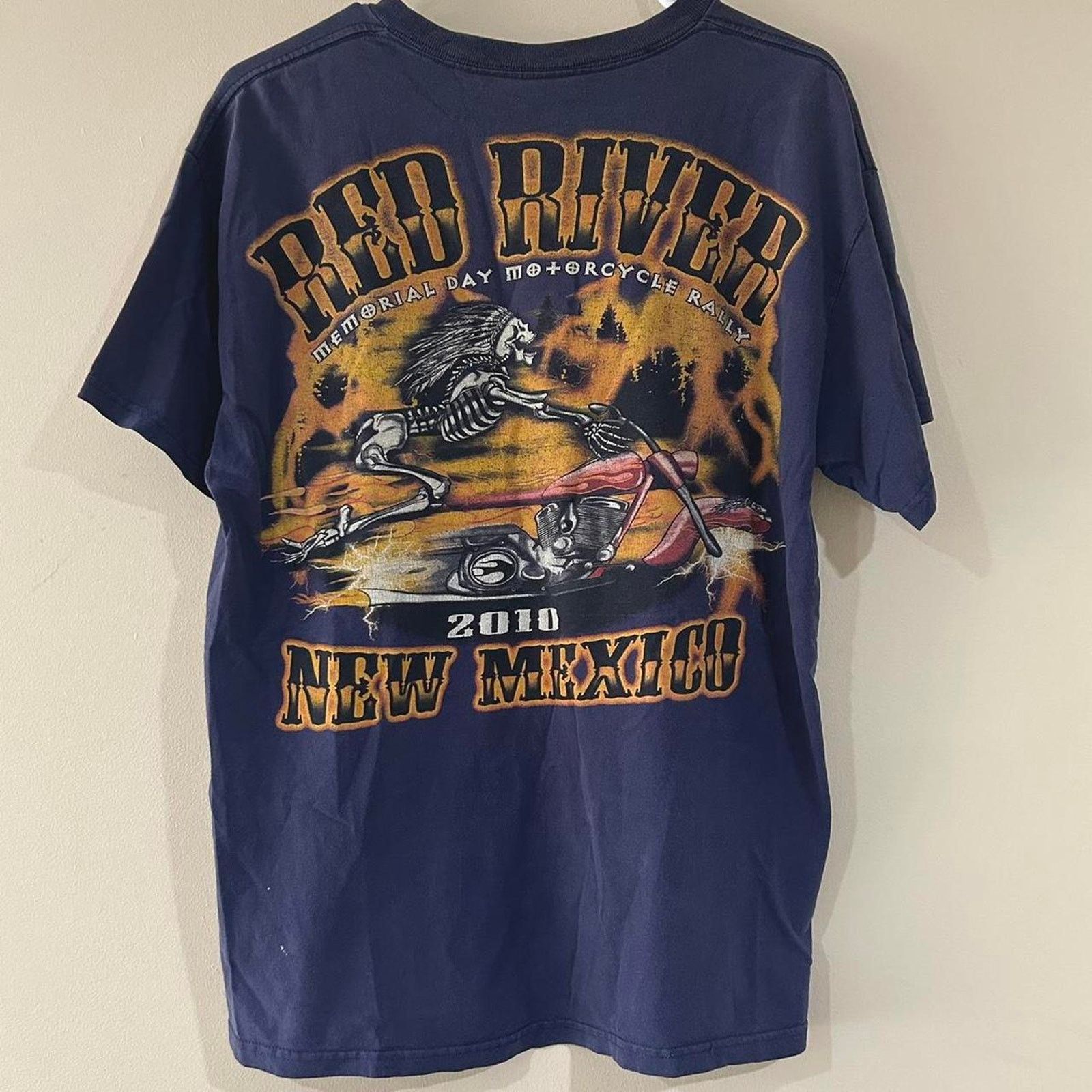 Other 2010 New Mexico Red River Motorcycle Rally Shirt Size US L / EU 52-54 / 3 - 2 Thumbnail