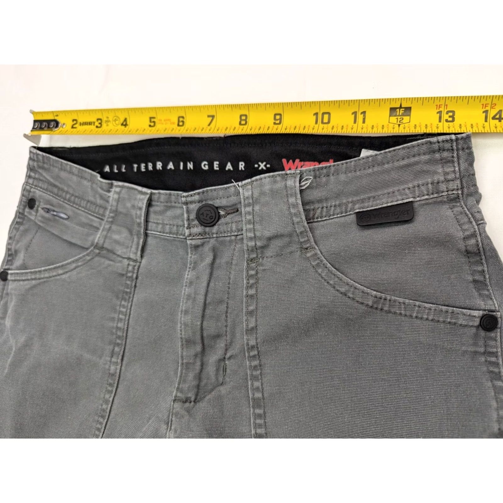 Wrangler Wrangler All Terrain Gear Hiking Pants Women 4 Gray Nylon Spandex Cotton 27x30 Regular Straight Pants Women 4 Size 27" / US 4 / IT 40 - 5 Thumbnail