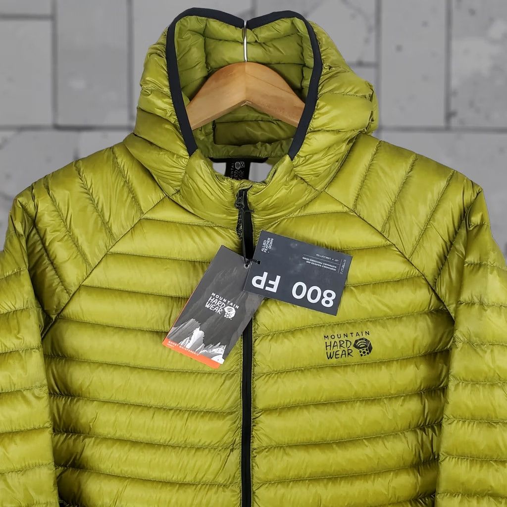 Mountain Hardwear MOUNTAIN HARDWEAR Ghost Whisperer 2 Jacket XL Moss Green Mens Down 800 Full Zip New with Tags Include Hood Winter Ski Snowboard Sports Jacket Size US XL / EU 56 / 4 - 1 Thumbnail