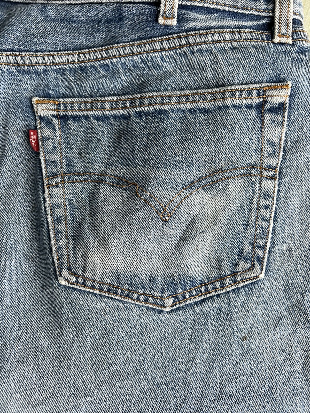 Levi's Vintage Clothing RARE Levi's 501 Reconstructed Baggy Jeans Suspender Overall Size US 38 / EU 54 - 12 Thumbnail