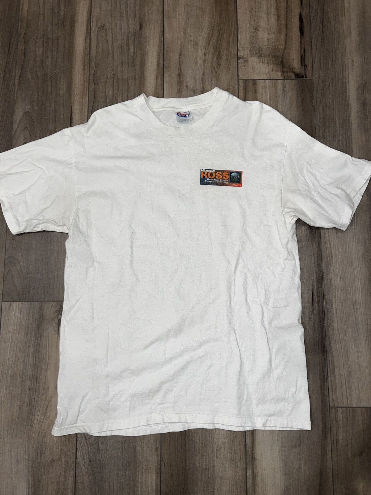 Microsoft Vintage Microsoft R.O.S.S. Box Logo T-shirt Size US L / EU 52-54 / 3 - 2 Thumbnail