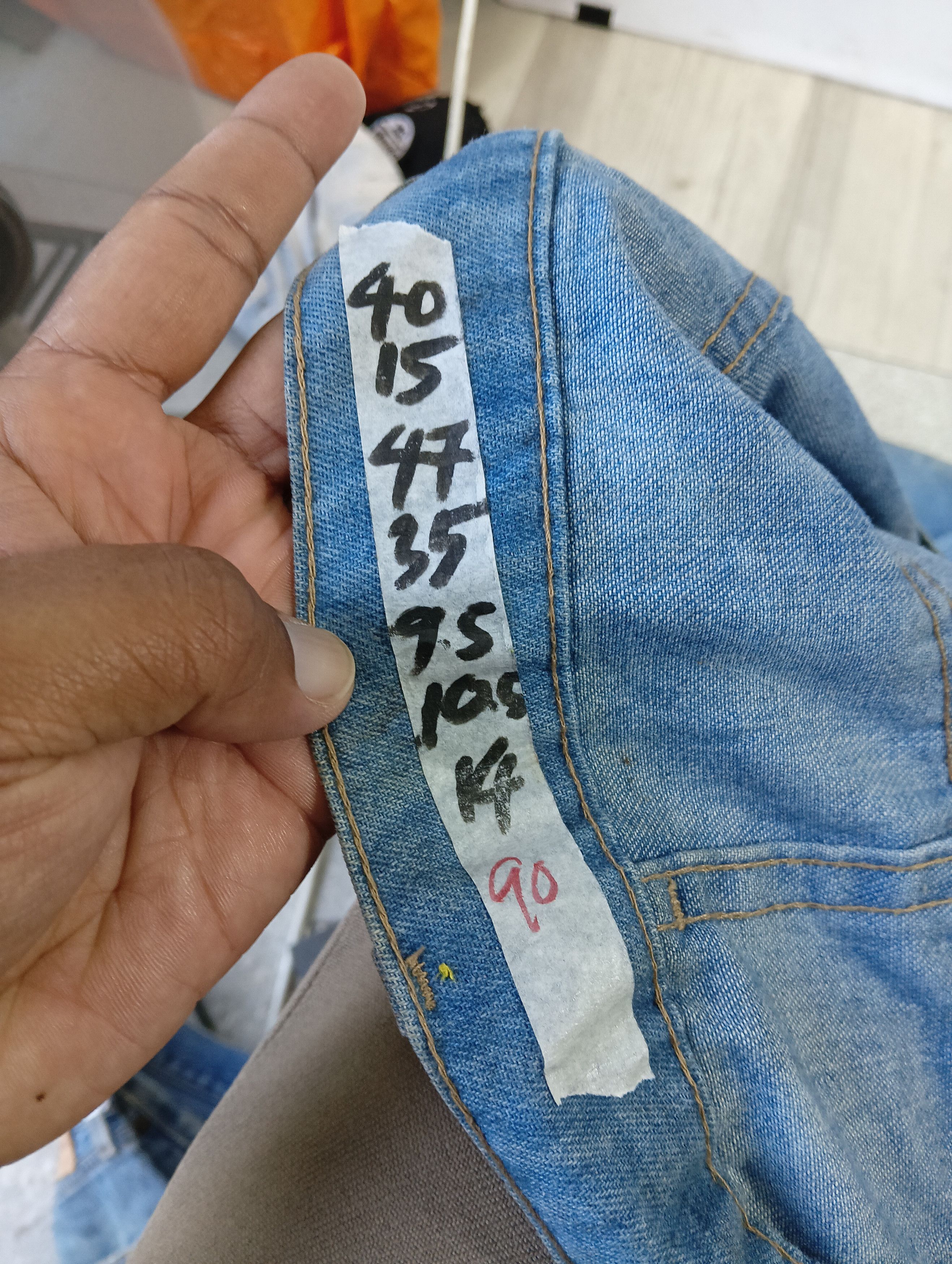 Levi's vintage LEVIS ORANGE TAB 80s VINTAGE DISTREESED JEANS Size US 40 / EU 56 - 5 Thumbnail