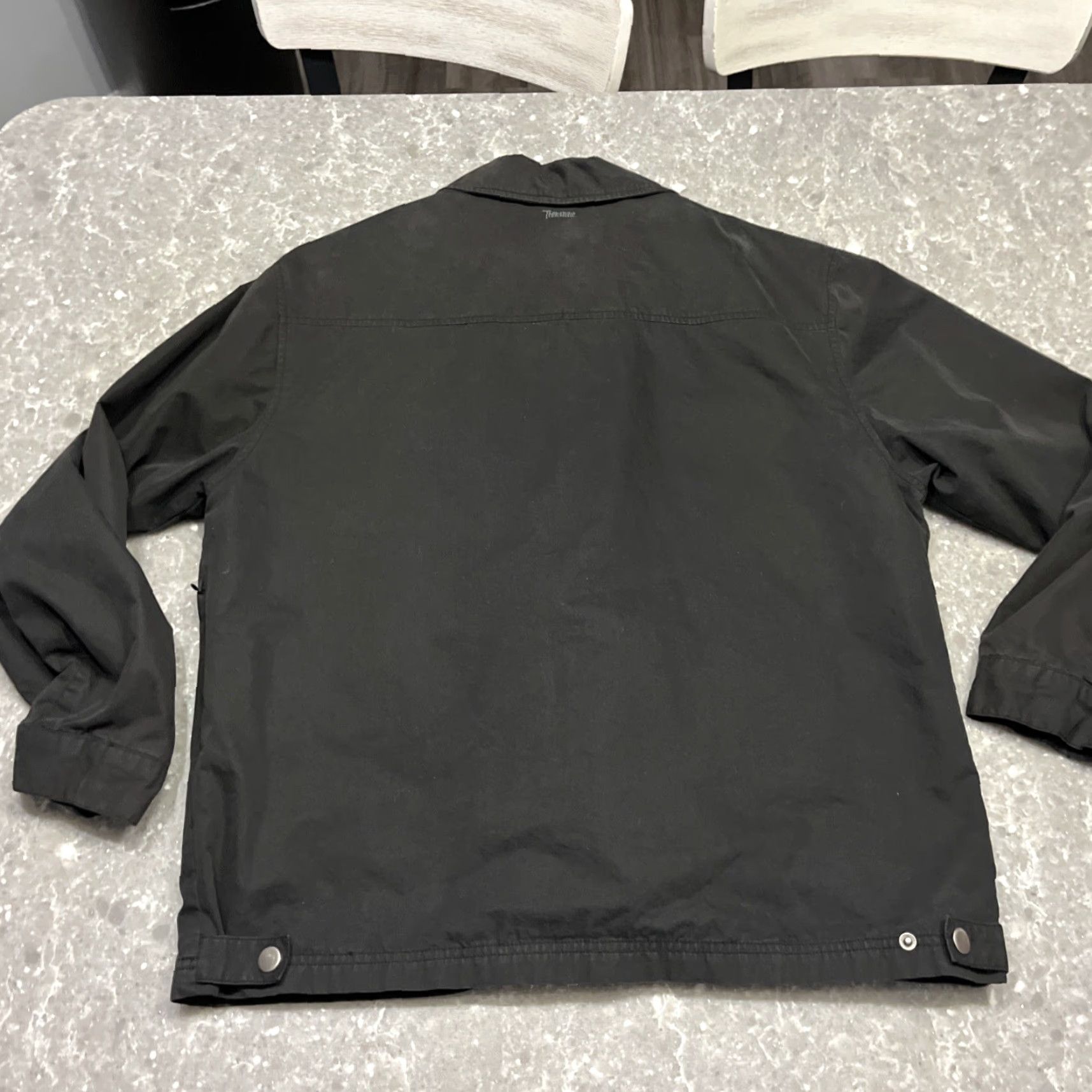 Vintage Y2K TRANSNINE black Zip up work skater jacket Men XL Regular Nylon 100% Zip up Activewear Basic Jacket Size US XL / EU 56 / 4 - 7 Thumbnail