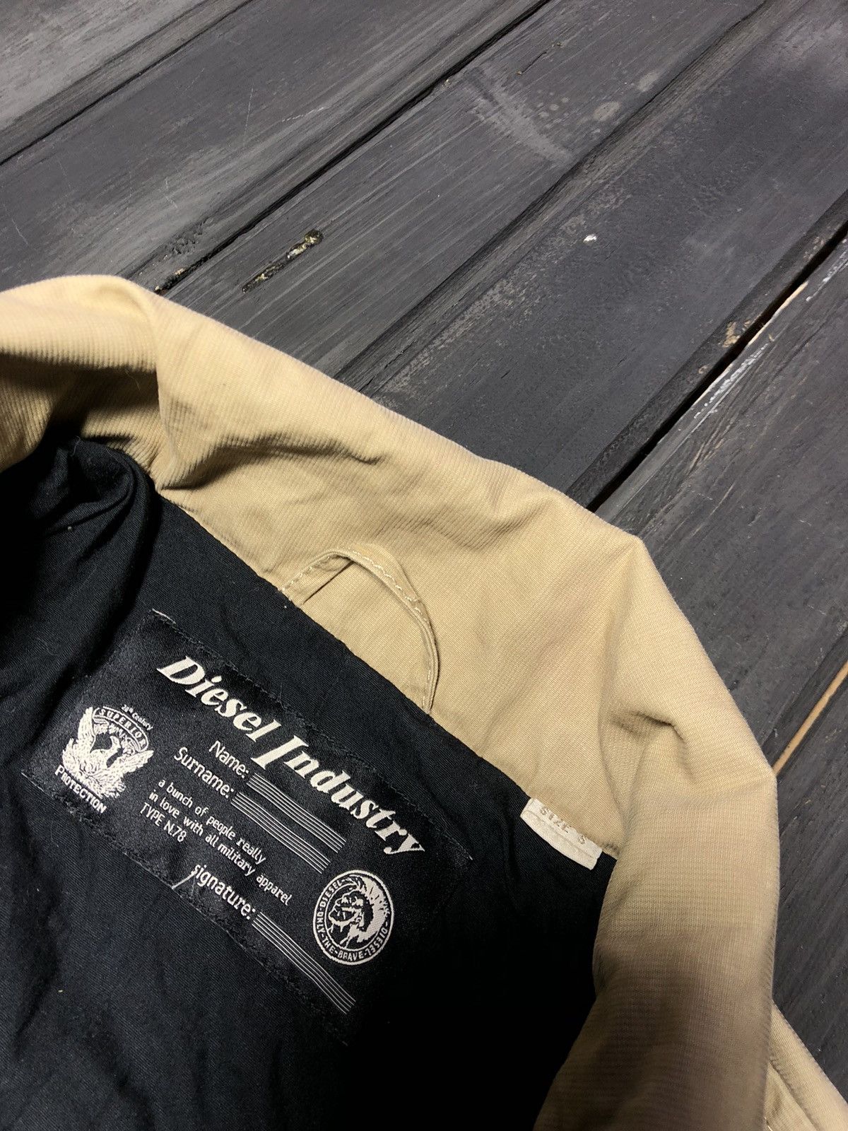 Diesel × Japanese Brand × Yohji Yamamoto VTG Avant Garde If Six Was Nine Style Diesel Bomber Jacket Size US S / EU 44-46 / 1 - 3 Thumbnail