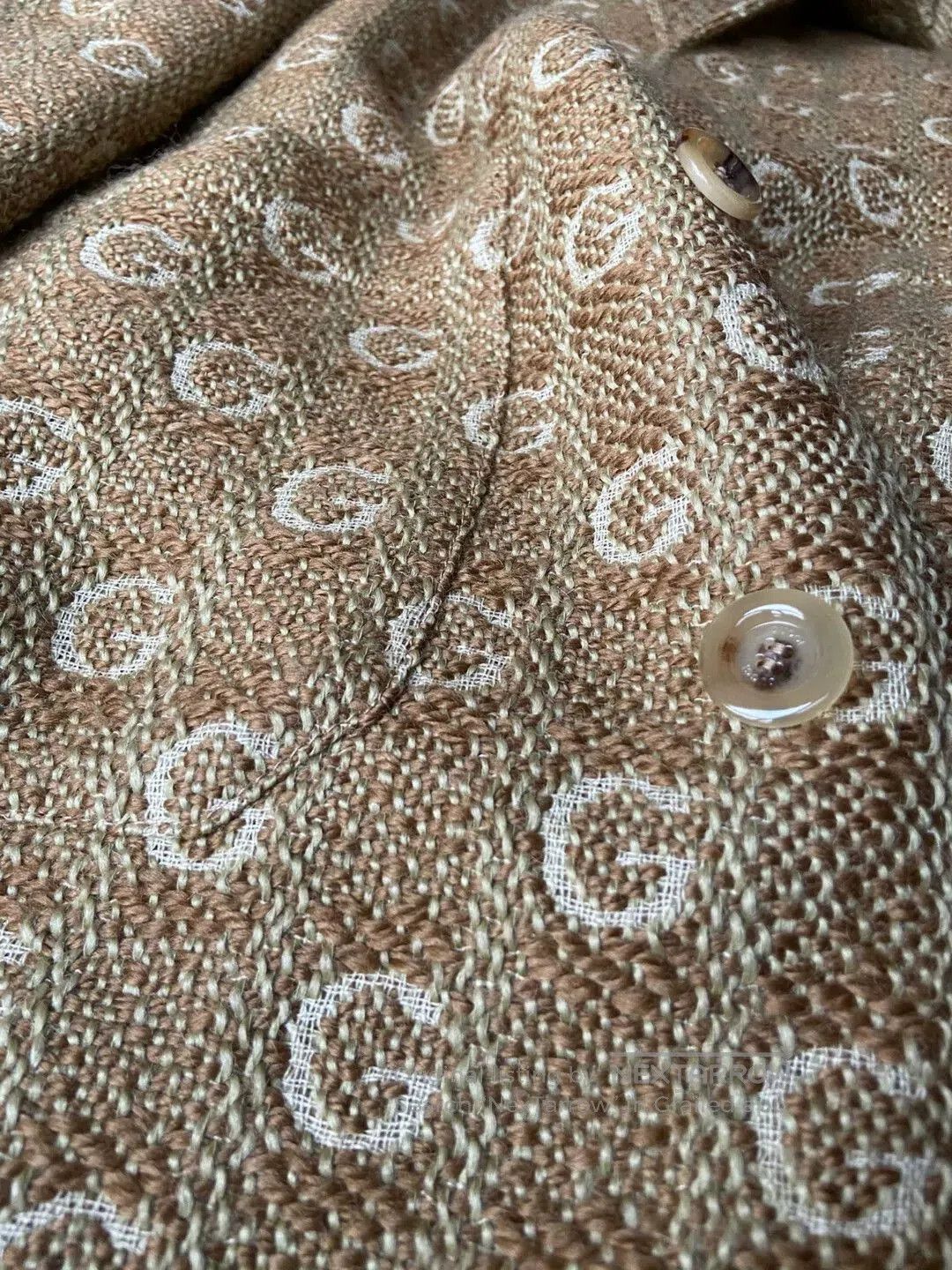 Gucci gucci logo embroidered trench coat. Size US L / EU 52-54 / 3 - 3 Thumbnail