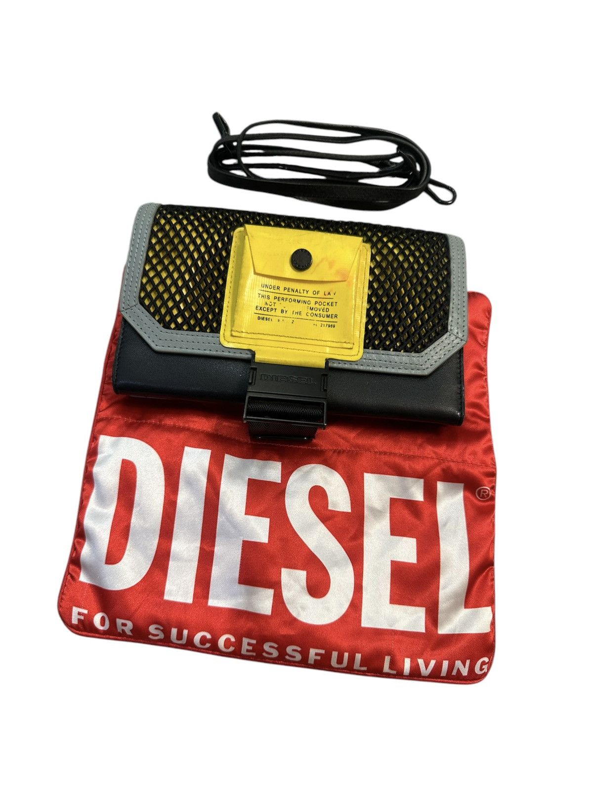 Diesel Diesel Miss-Match Crossbody/Clutch Yellow/Black Bag Size ONE SIZE - 1 Thumbnail