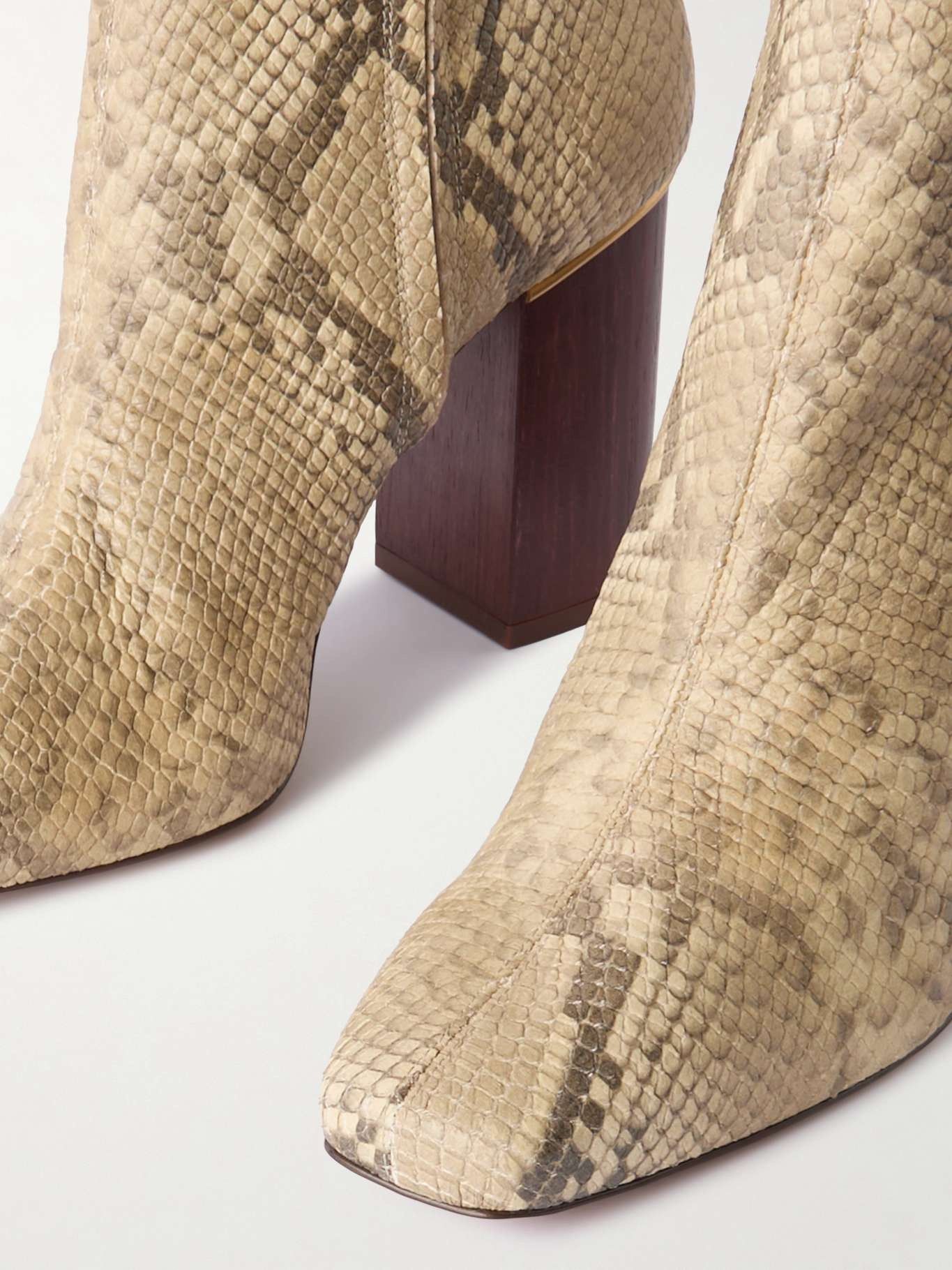 Chloe o1loc1c11125 Ambre Ankle Boots in Misty Beige Size US 7 / IT 37 - 4 Thumbnail