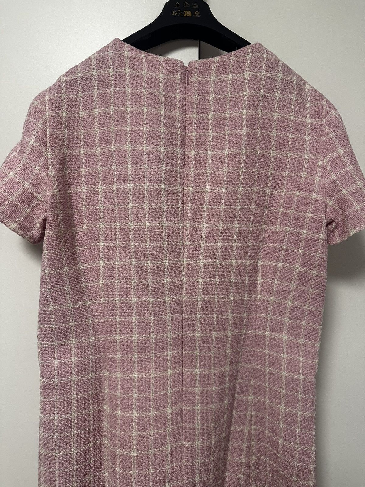 Versace Versace Pink Check Mini Dress Size XL / US 12-14 / IT 48-50 - 9 Thumbnail