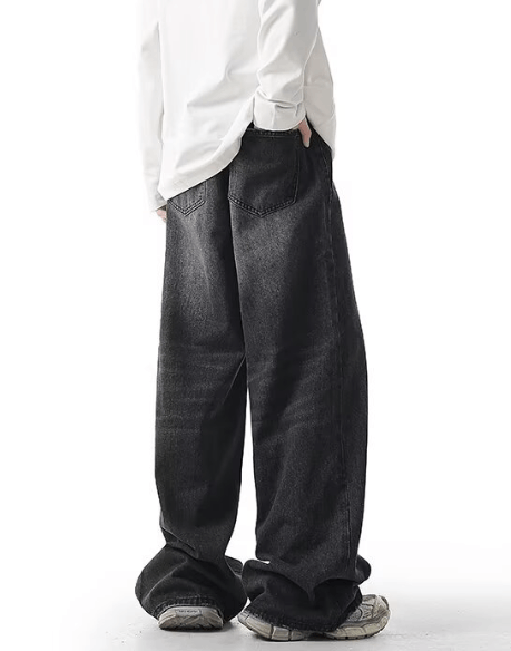 Japanese Brand × Jean Men's high street loose fashion jeans Size US 32 / EU 48 - 4 Thumbnail