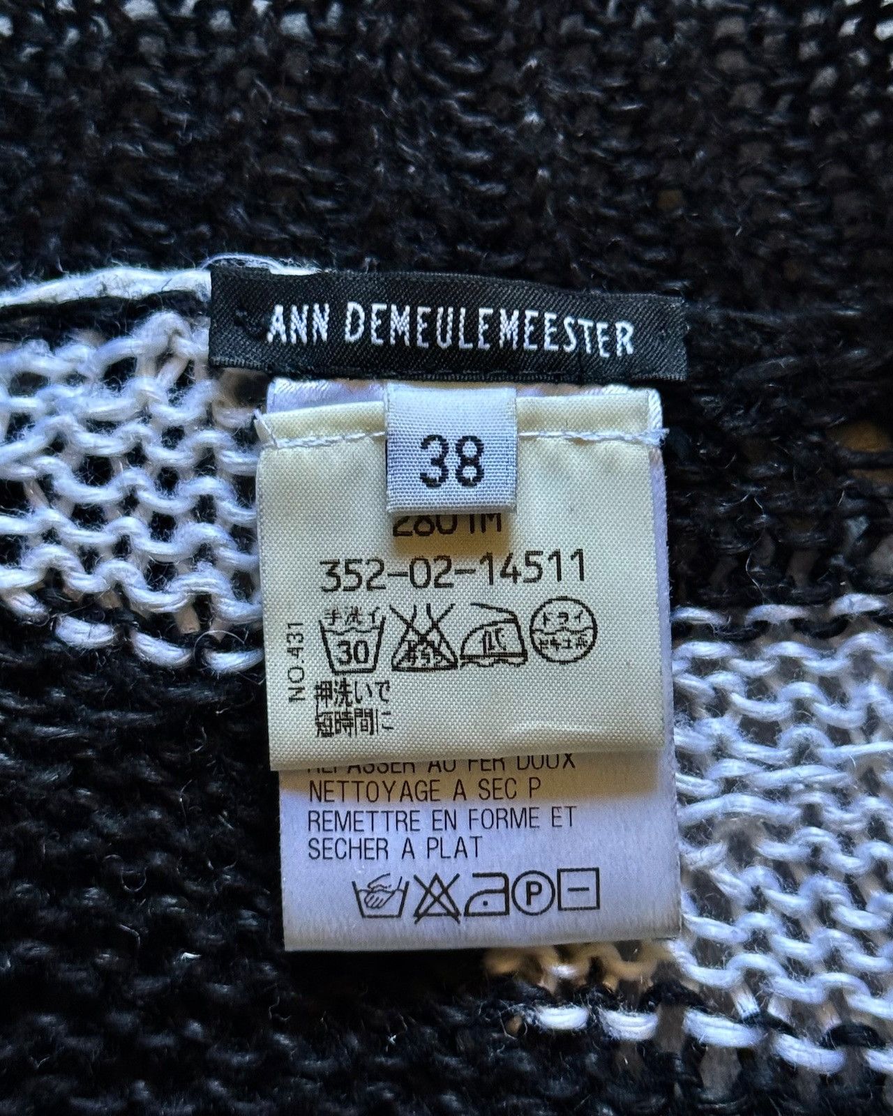 Ann Demeulemeester SS2006 ann demeulemeester linen striped cardigan Size XS / US 0-2 / IT 36-38 - 6 Thumbnail