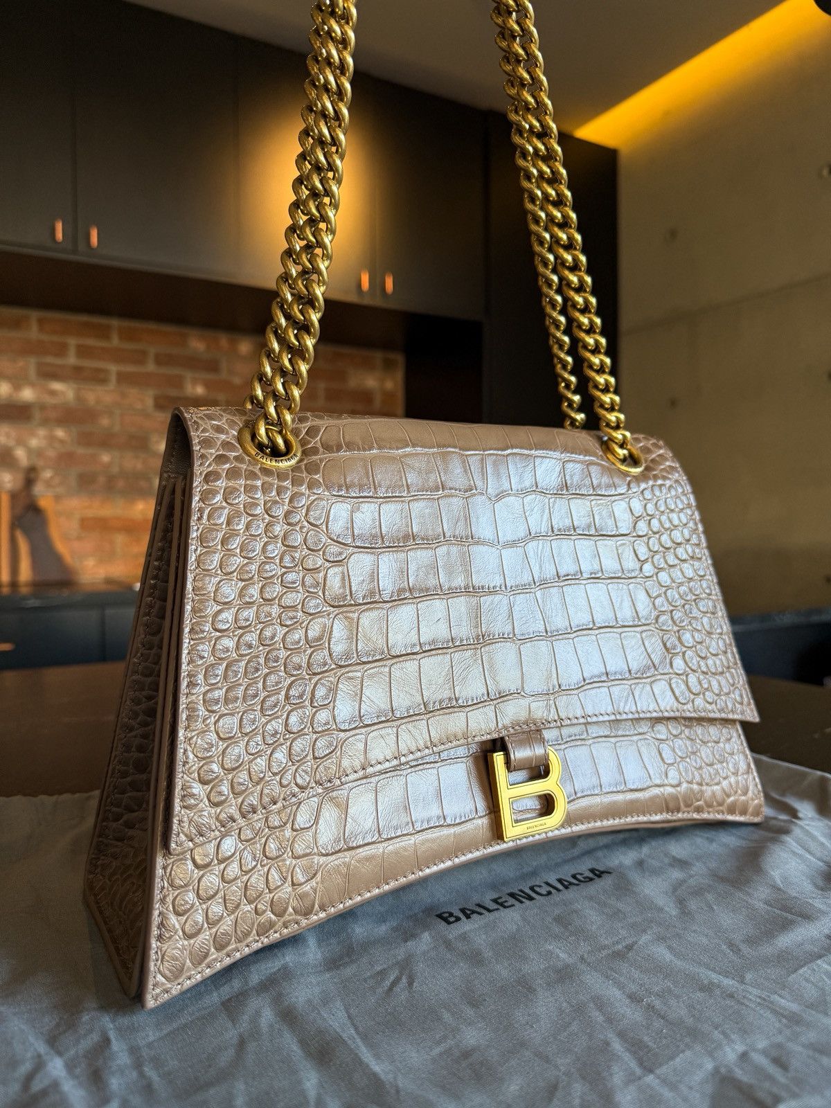 Balenciaga Crush Chain Bag - RARE- Medium - Crocodile Embossed Size ONE SIZE - 3 Thumbnail