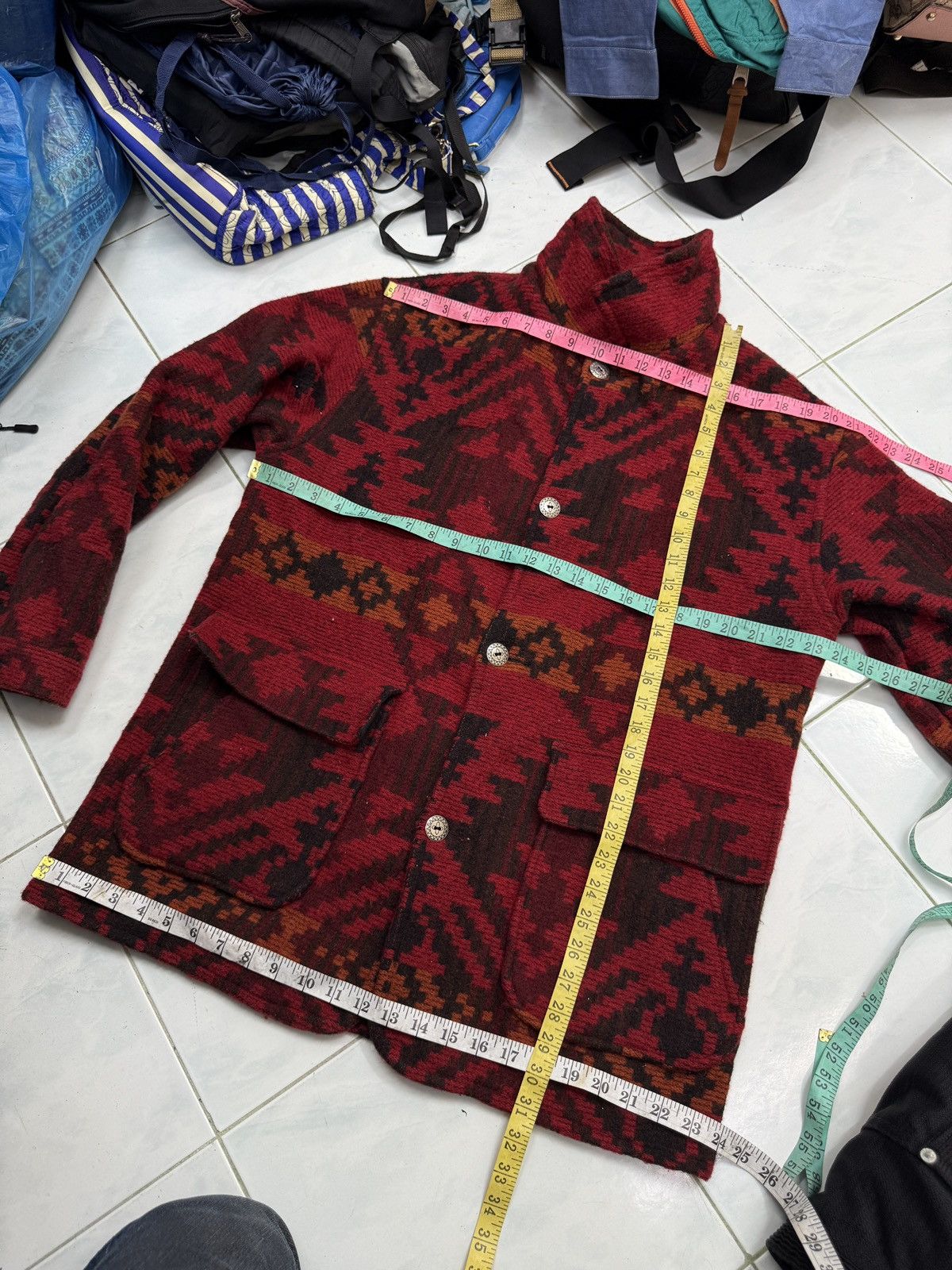 Woolrich Woolen Mills 💥💥🔥ARCHIVE VTG WOOLRICH USA NAVAJO JACKET Size US M / EU 48-50 / 2 - 13 Thumbnail