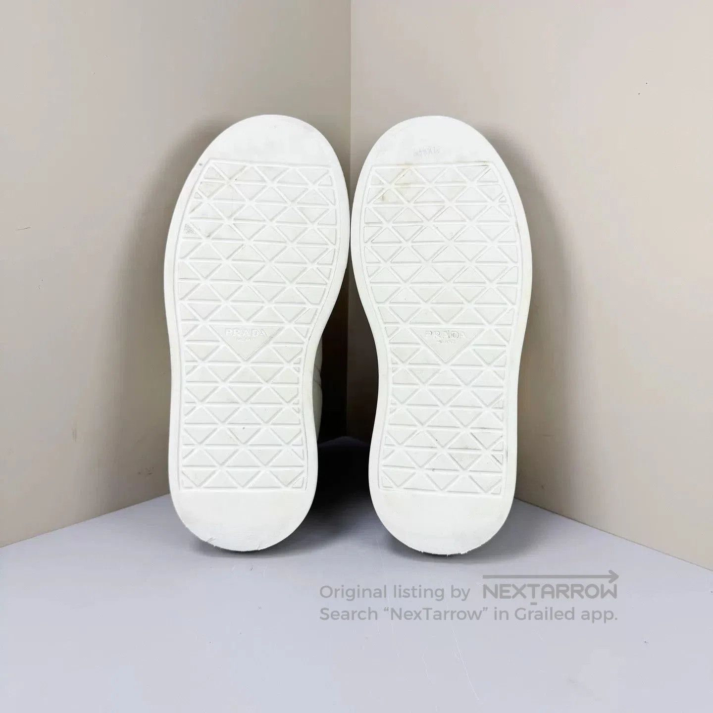 Prada Prada Marco Triangle Logo Thick Sole Sneakers. Size US 4.5 / IT 34.5 - 5 Thumbnail