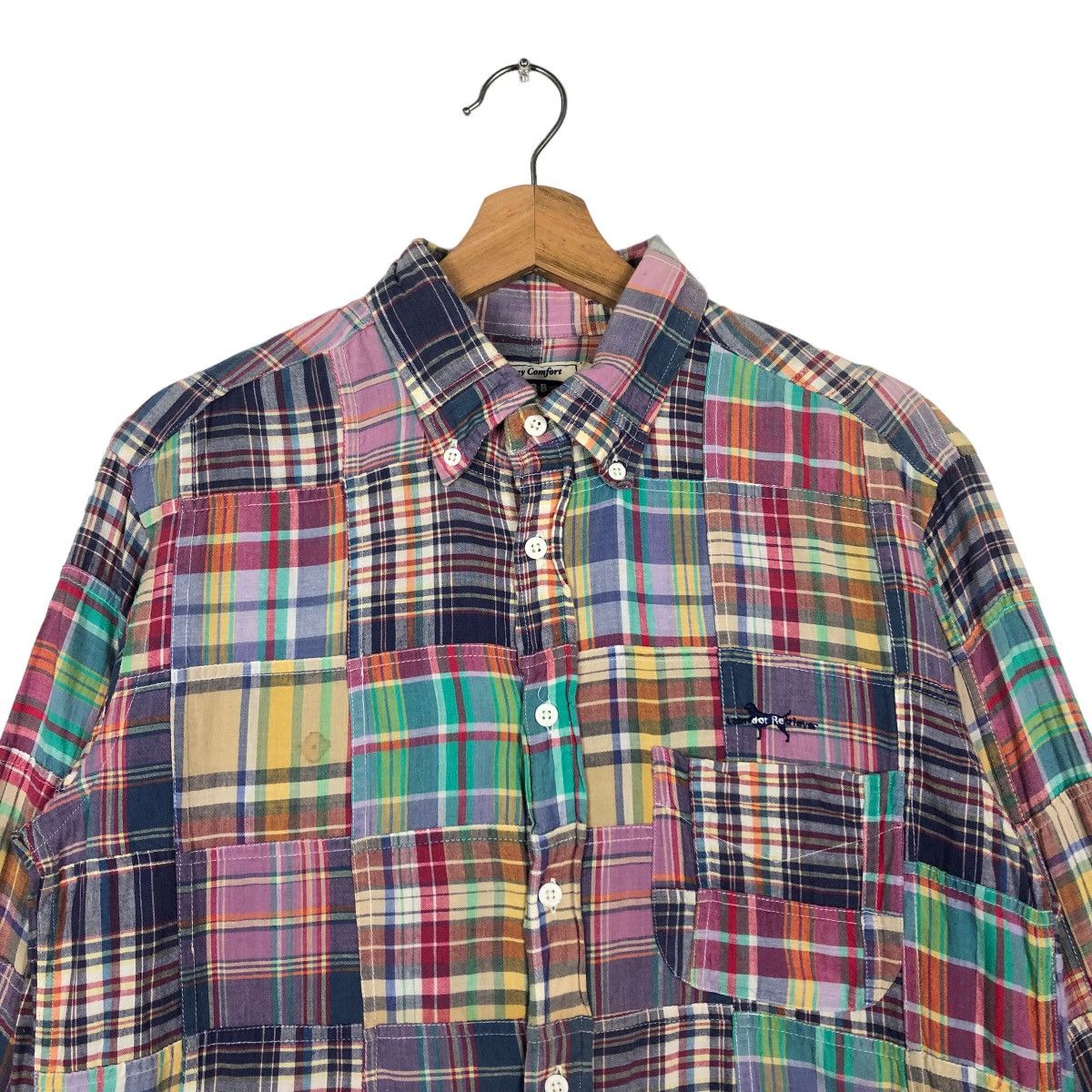 Japanese Brand 🔥Patch Work Tartan Design LRB Japan Issey Miyake Size US L / EU 52-54 / 3 - 2 Thumbnail