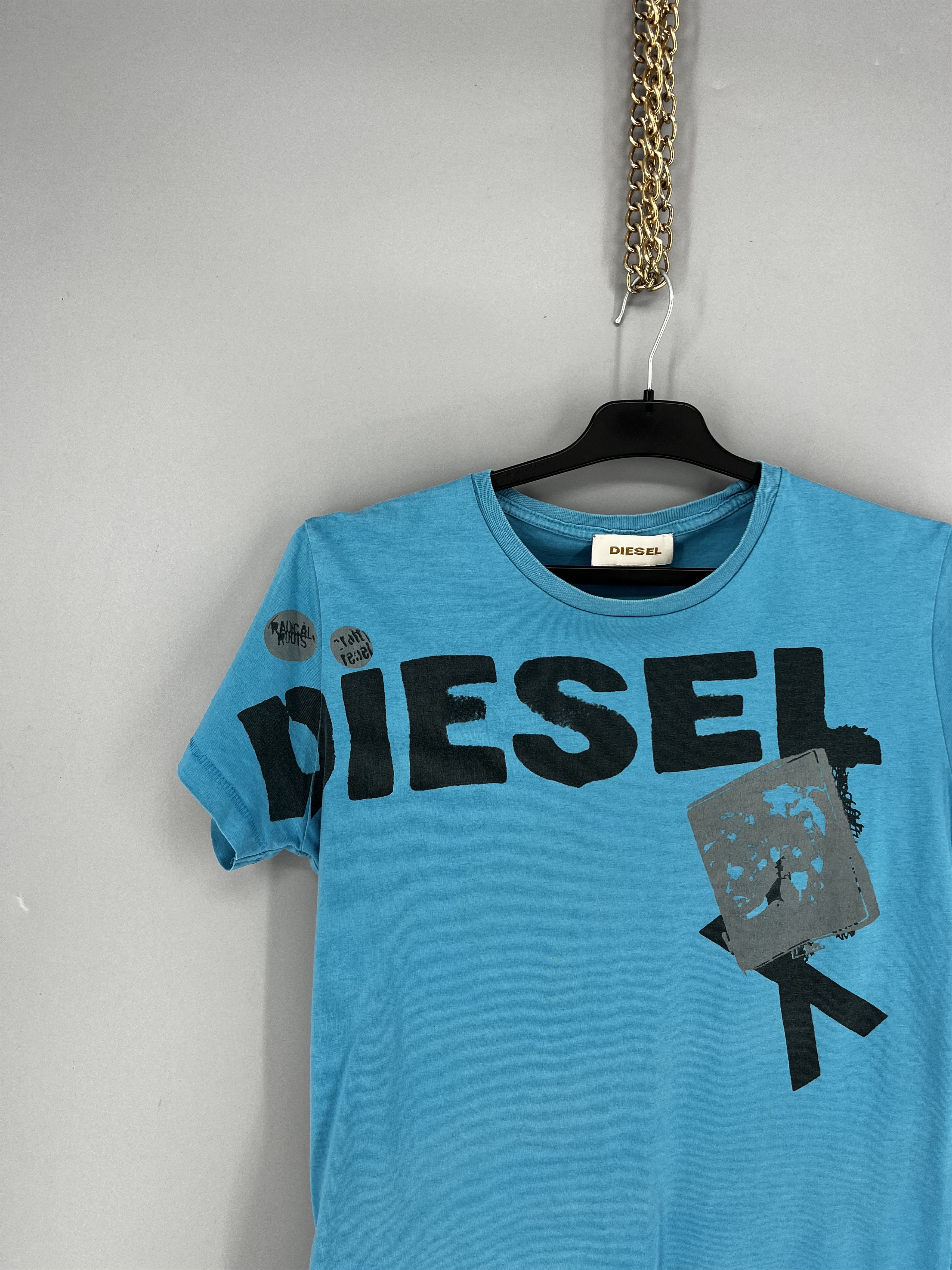 Other Vintage Diesel Japanese Y2K Style Tee Casual Streetwear 90s Size M / US 6-8 / IT 42-44 - 4 Thumbnail