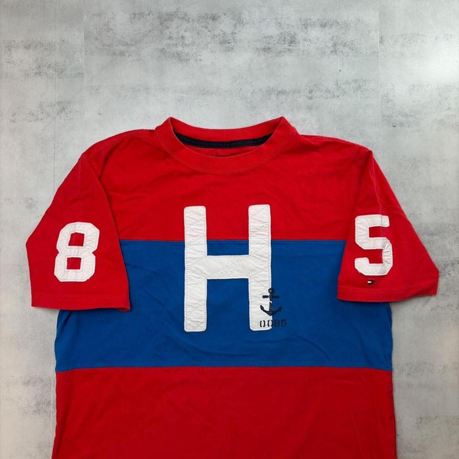 Tommy Hilfiger Y2K Red Tommy Hilfiger Grunge Chief Keef Skater T-Shirt Size US XS / EU 42 / 0 - 3 Thumbnail