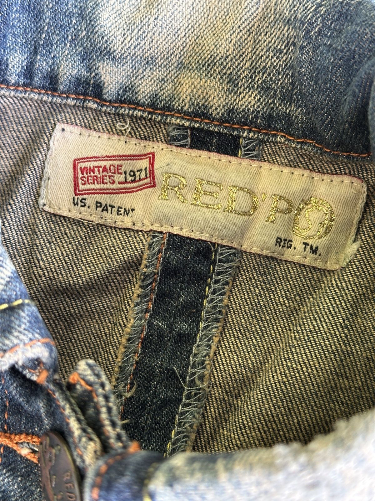 Japanese Brand RedPepers 💥 One Set Denim Jacket And Denim Jeans RedPeppers💥 Size US 29 - 5 Thumbnail