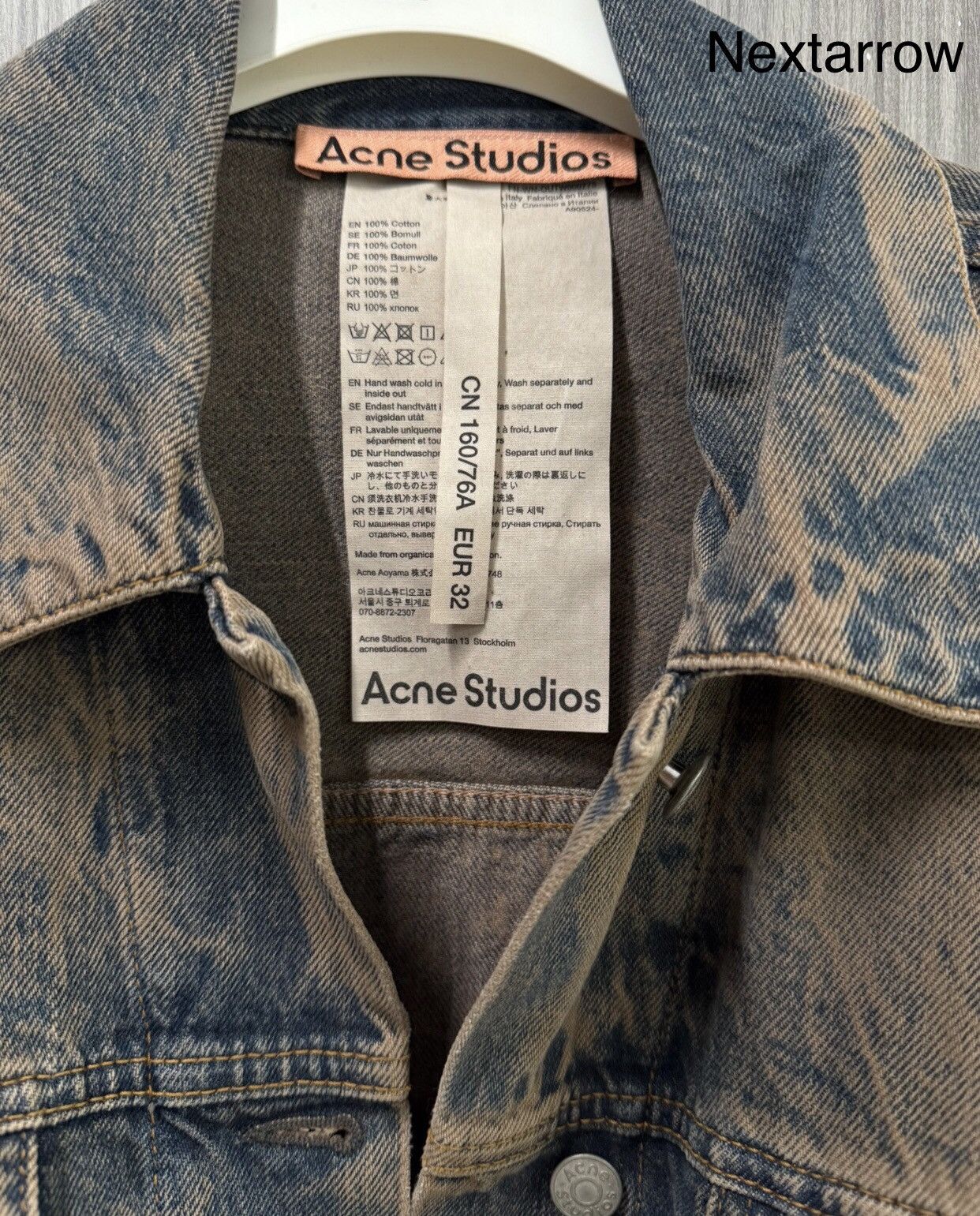 Acne Studios Acne studios Make old demin coats 2412-Nextarrow Size US S / EU 44-46 / 1 - 2 Thumbnail