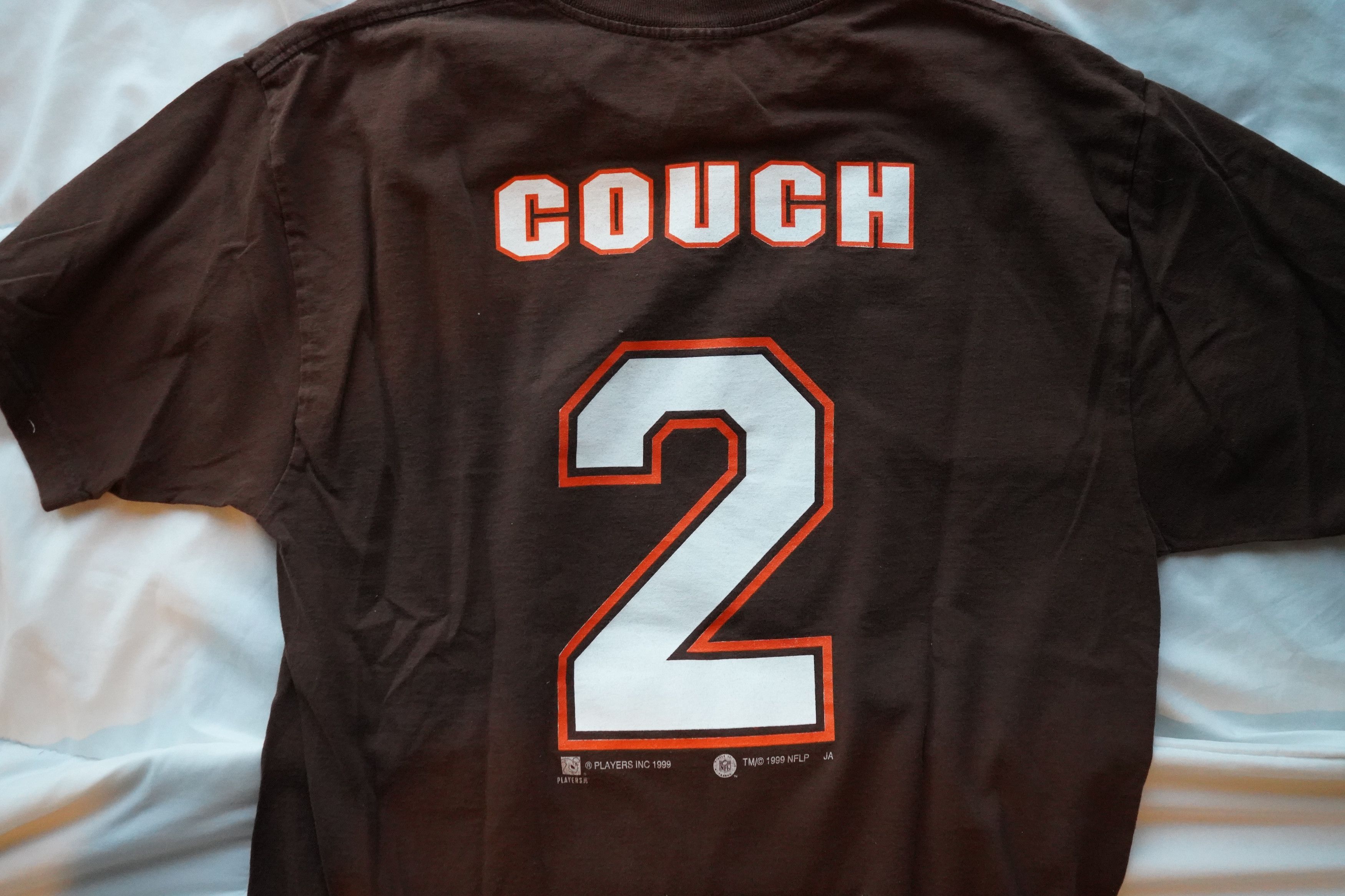 Vintage Vintage Tim Couch Browns Graphic Tee Size XL Size US XL / EU 56 / 4 - 7 Thumbnail