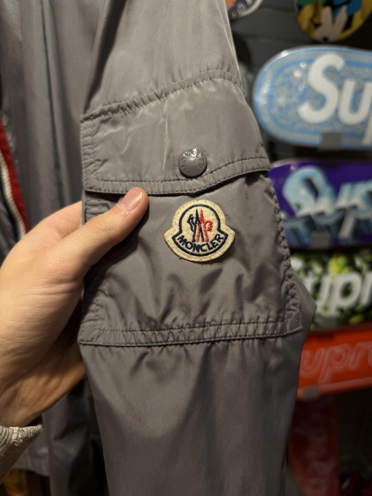 Moncler Moncler Keralle Giubbotto Windbreaker Grey Jacket Size 7 Size US XL / EU 56 / 4 - 8 Thumbnail