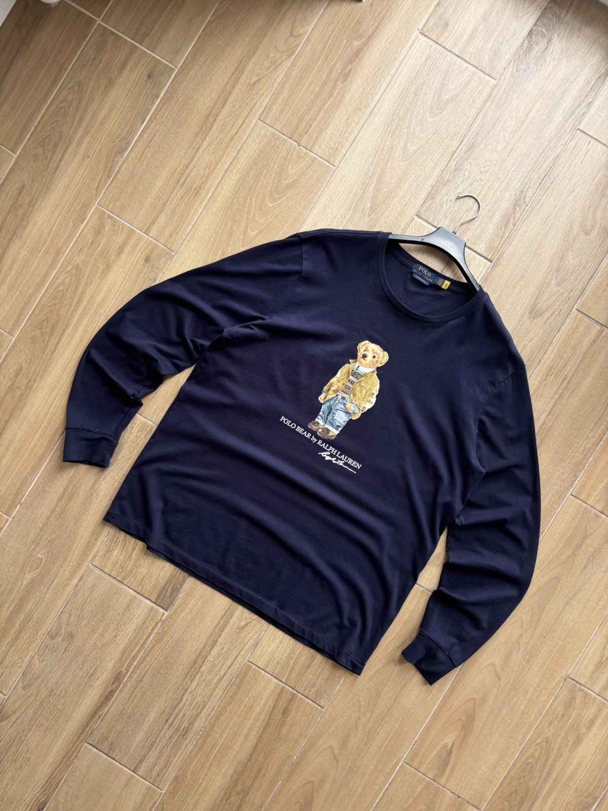 Polo Ralph Lauren Polo Bear Longsleeve Navy Size US L / EU 52-54 / 3 - 1 Thumbnail