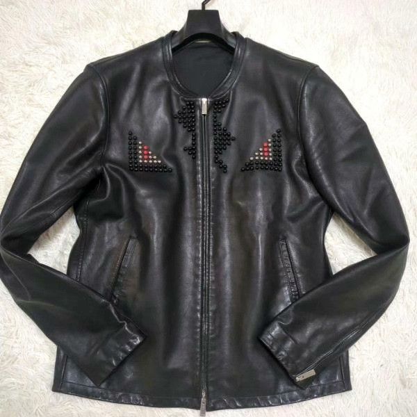 Fendi FENDI Monster Studs Leather Jacket Size US M / EU 48-50 / 2 - 1 Thumbnail