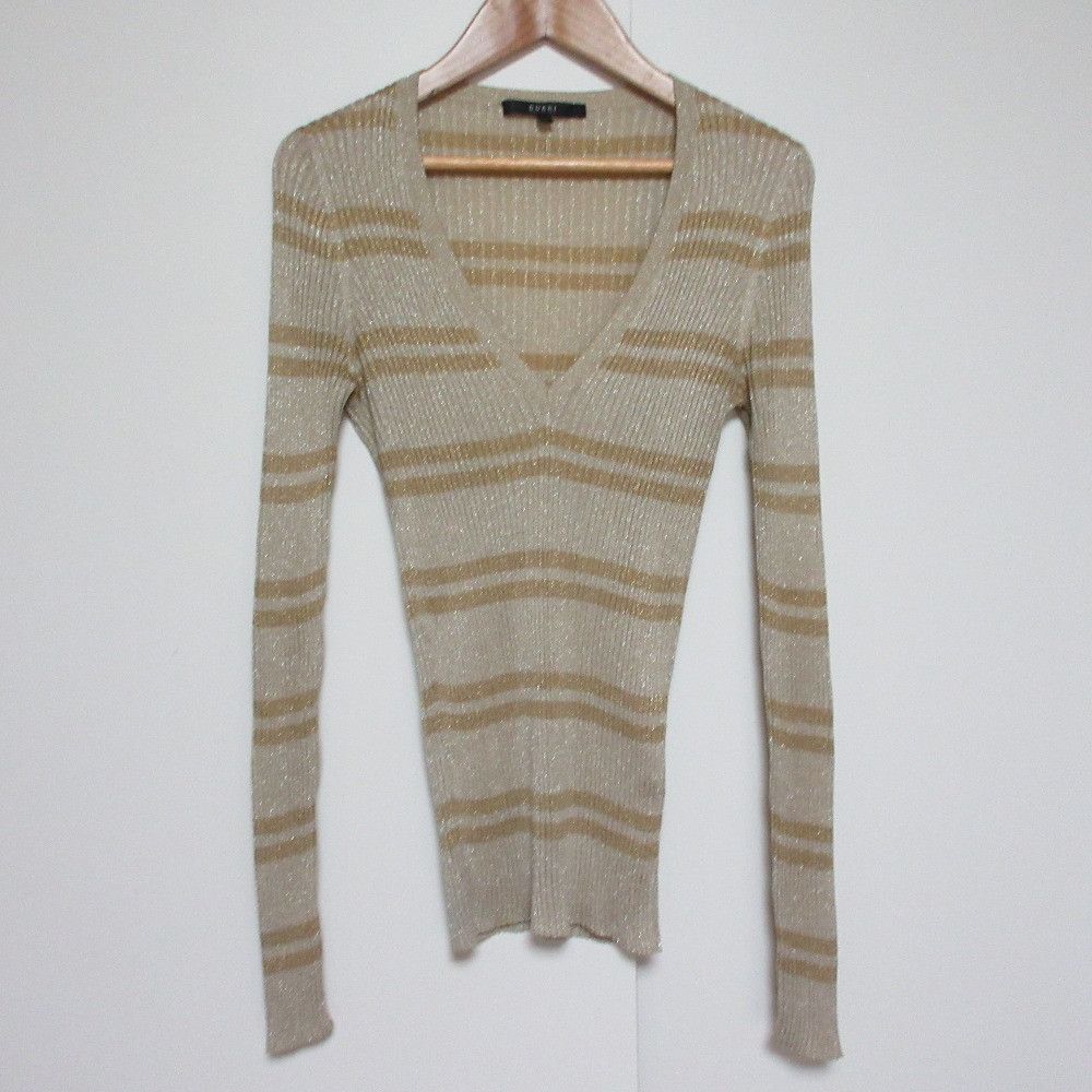 Gucci Gucci Gucci Lame Rib Knit Top Textile Tops DUTY FREE for USA Size ONE SIZE - 1 Thumbnail