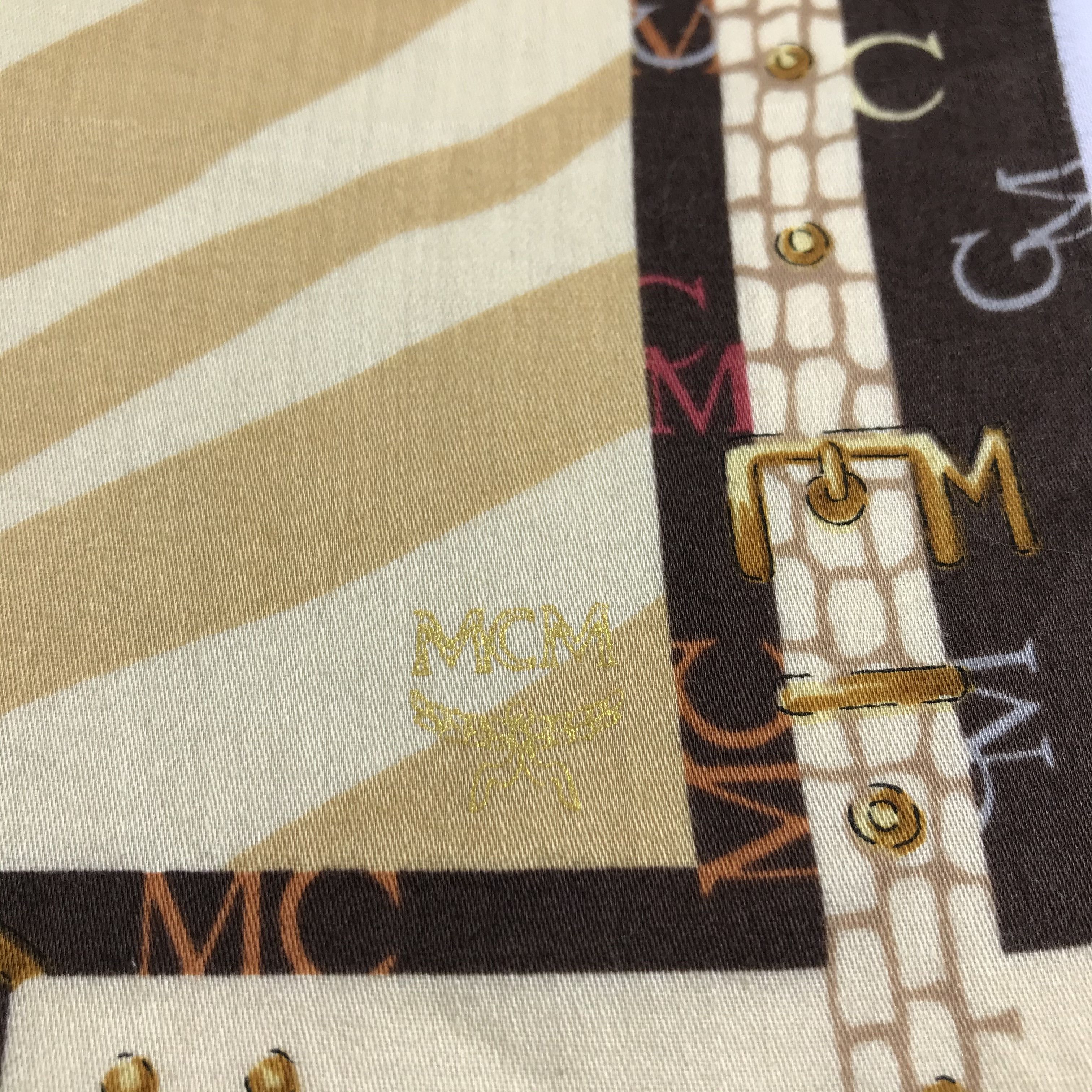 MCM MCM Handkerchief Neckerchief Bandana H838 Size ONE SIZE - 3 Thumbnail