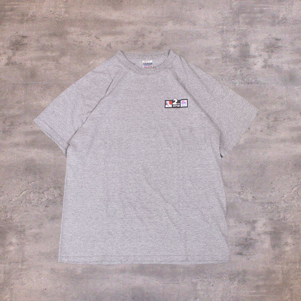 Gildan × Vintage Vintage 1990's KFC Taco Bell 2 in One Promo Grey T-Shirt Size US M / EU 48-50 / 2 - 1 Thumbnail