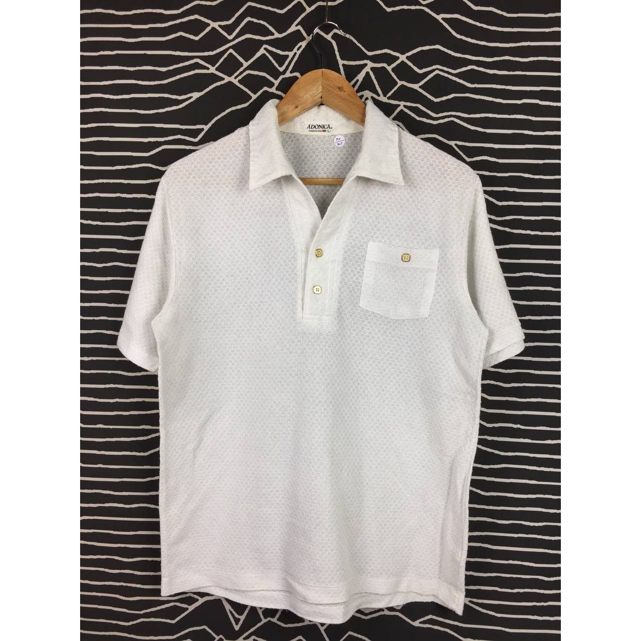 Japanese Brand × Vintage Vtg Adonica Retro Western Collared Sharp Polo Tee Size US M / EU 48-50 / 2 - 1 Thumbnail