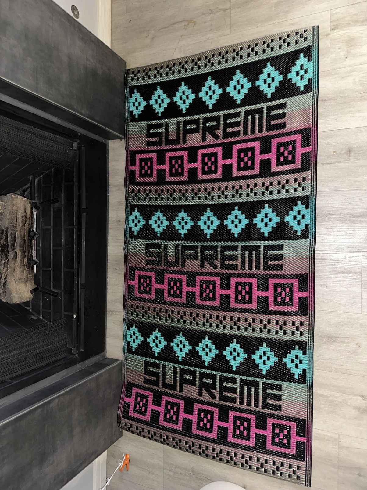 Supreme Supreme Welcome Mat Rug There Is Nothing Here Worth Dying